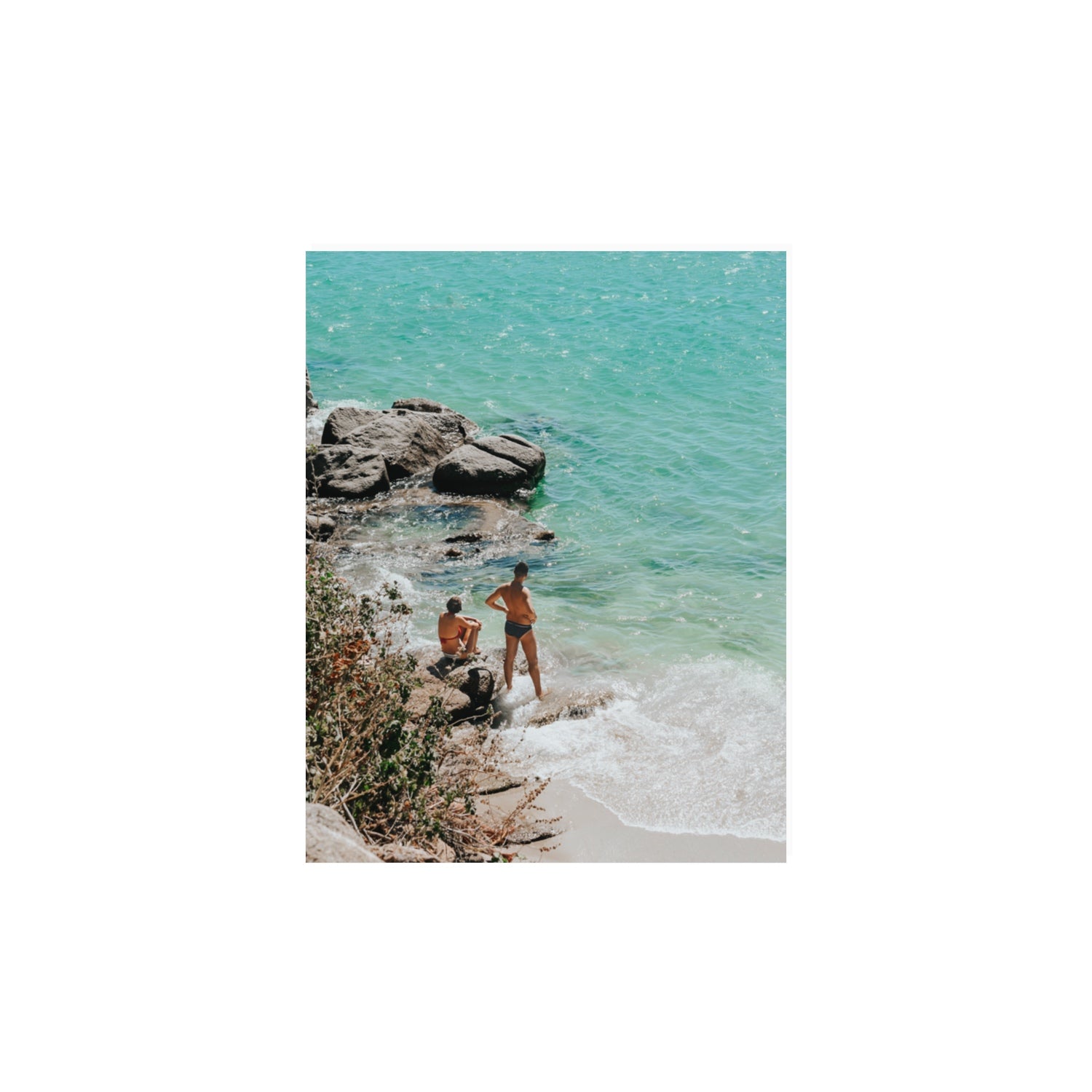 Scene Stealers Mykonos Greek island wall art 11 x 14 in unframed fine art canvas