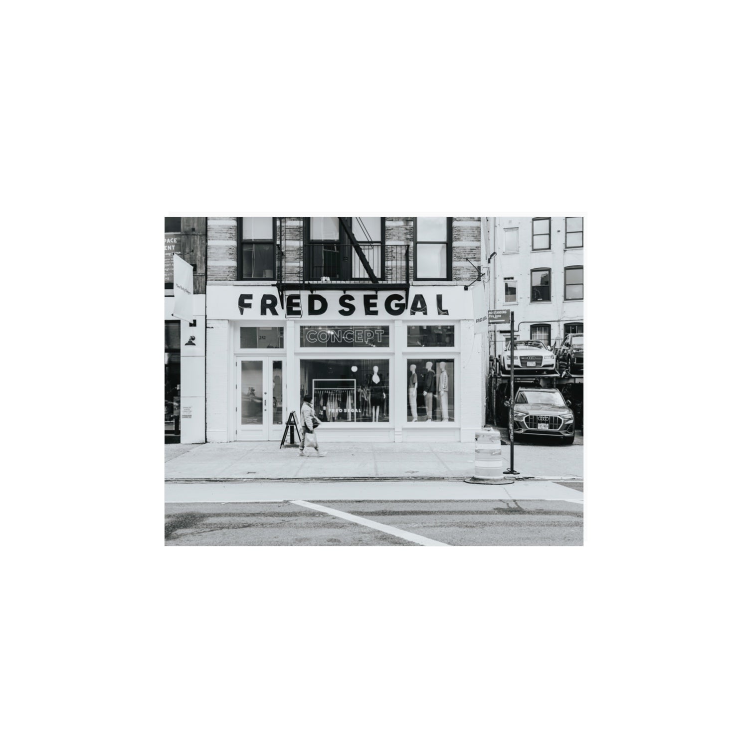 Noir York New York NYC Black & White wall art 11 x 14 in unframed fine art canvas