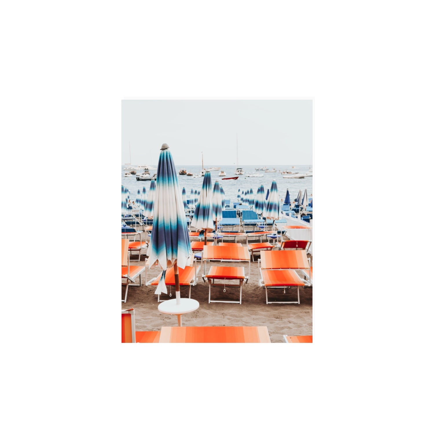 Orange Crush fine art print, Positano, Italy, 11 x 14 in, Unframed, Fine Art Canvas