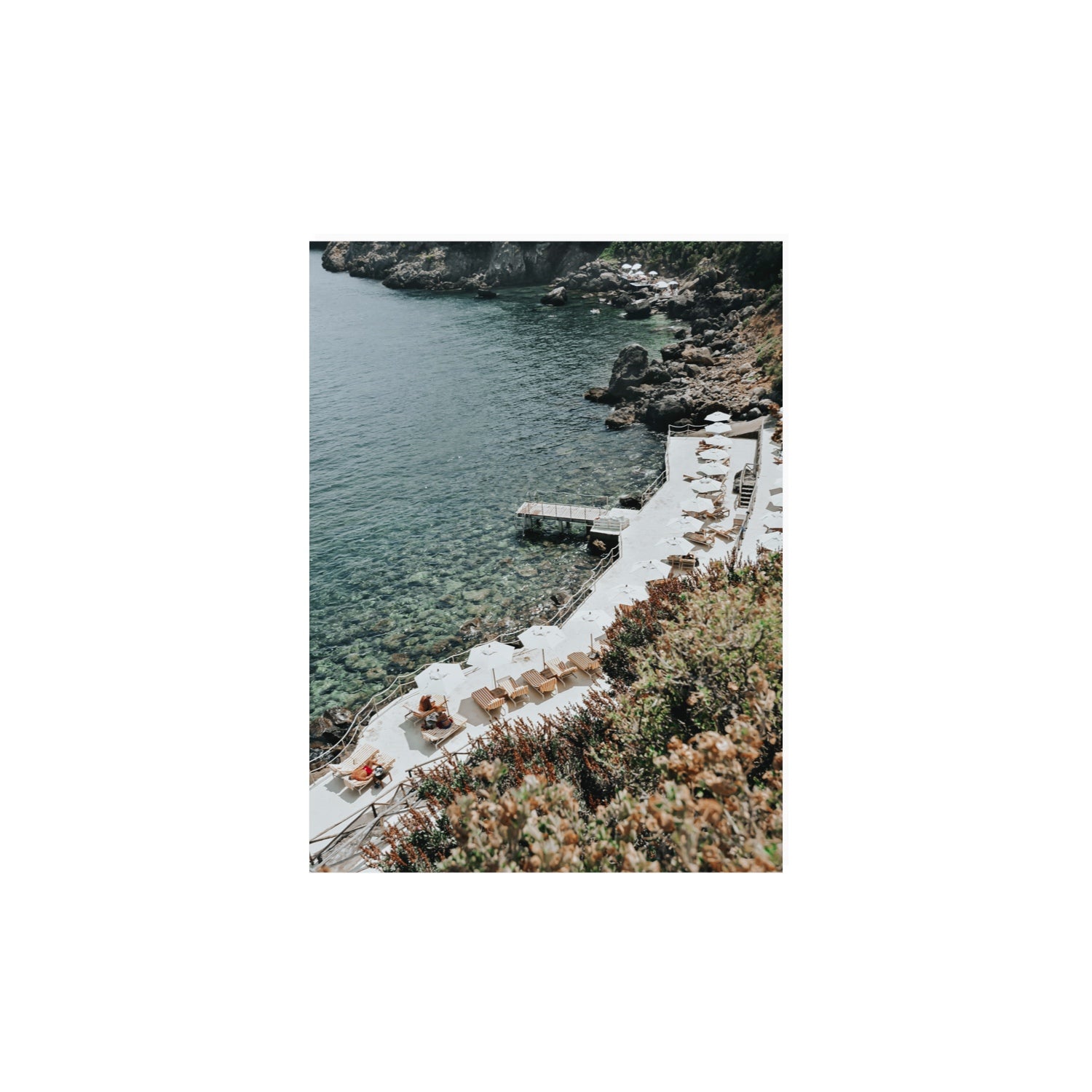 Go Beyond The Postcard Tuscany coastal wall art 12 x 16 in unframed fine art canvas