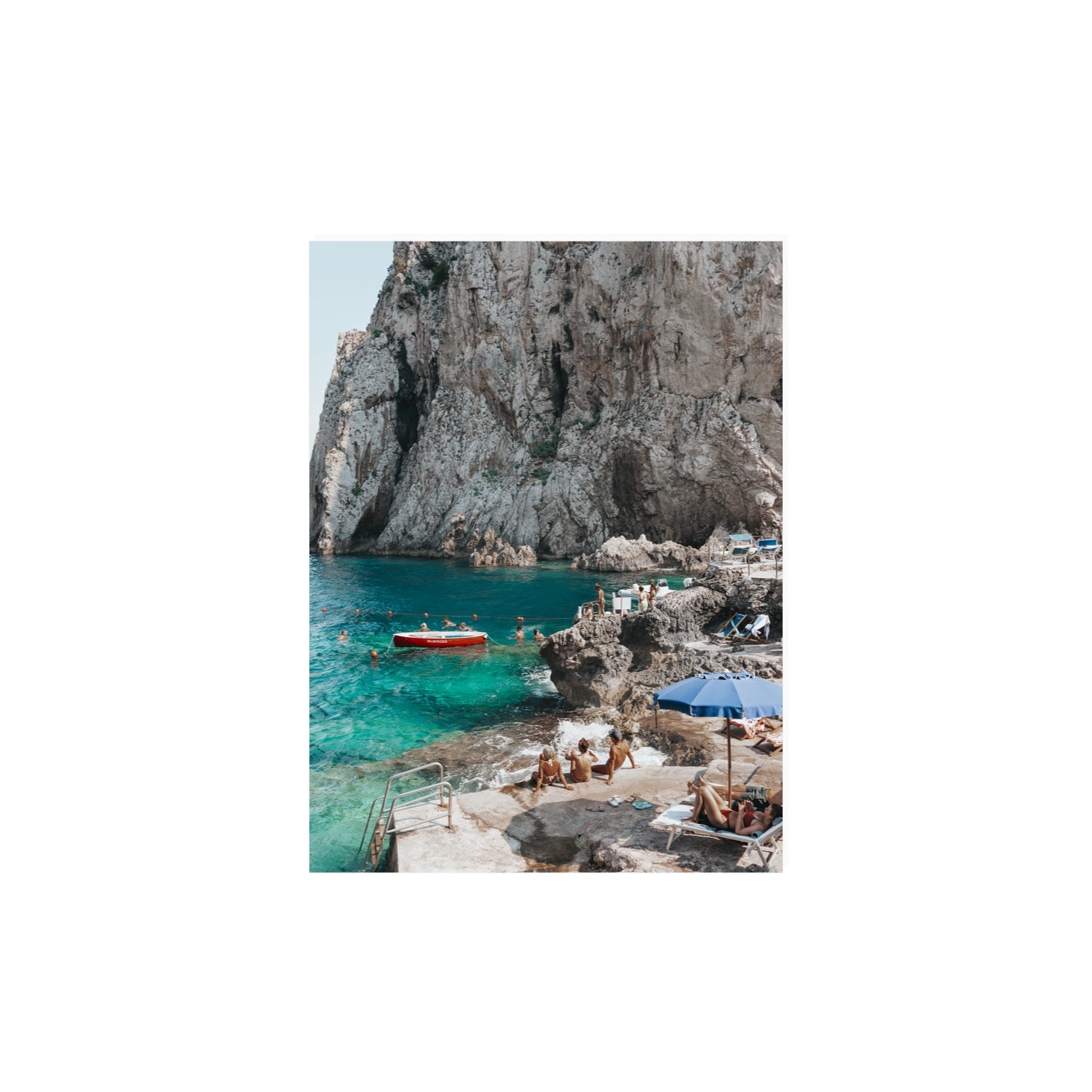 Tranquility fine art print, Capri, Italy, 12 x 16 in, Unframed, Fine Art Canvas