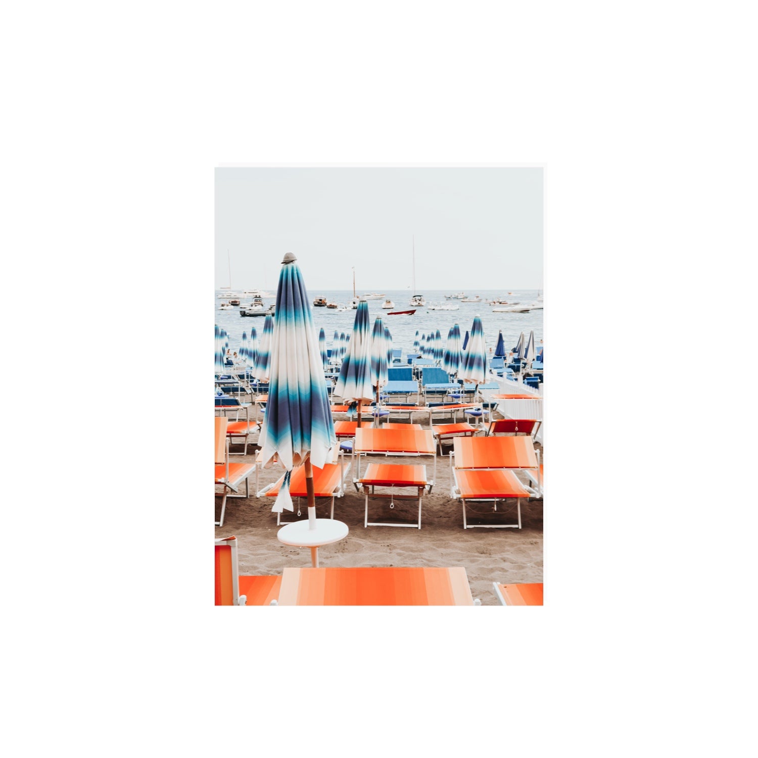 Orange Crush fine art print, Positano, Italy, 12 x 16 in, Unframed, Fine Art Canvas