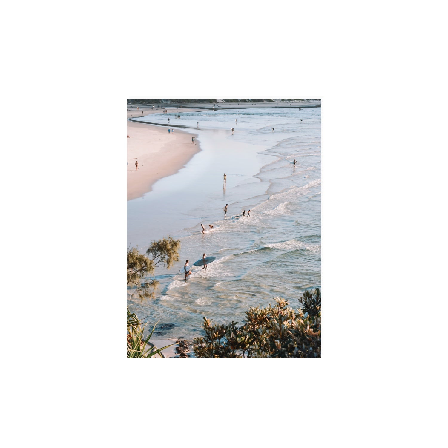 Healing Waters fine art print, Byron Bay, Australia, 12 x 16 in, Unframed, Fine Art Canvas