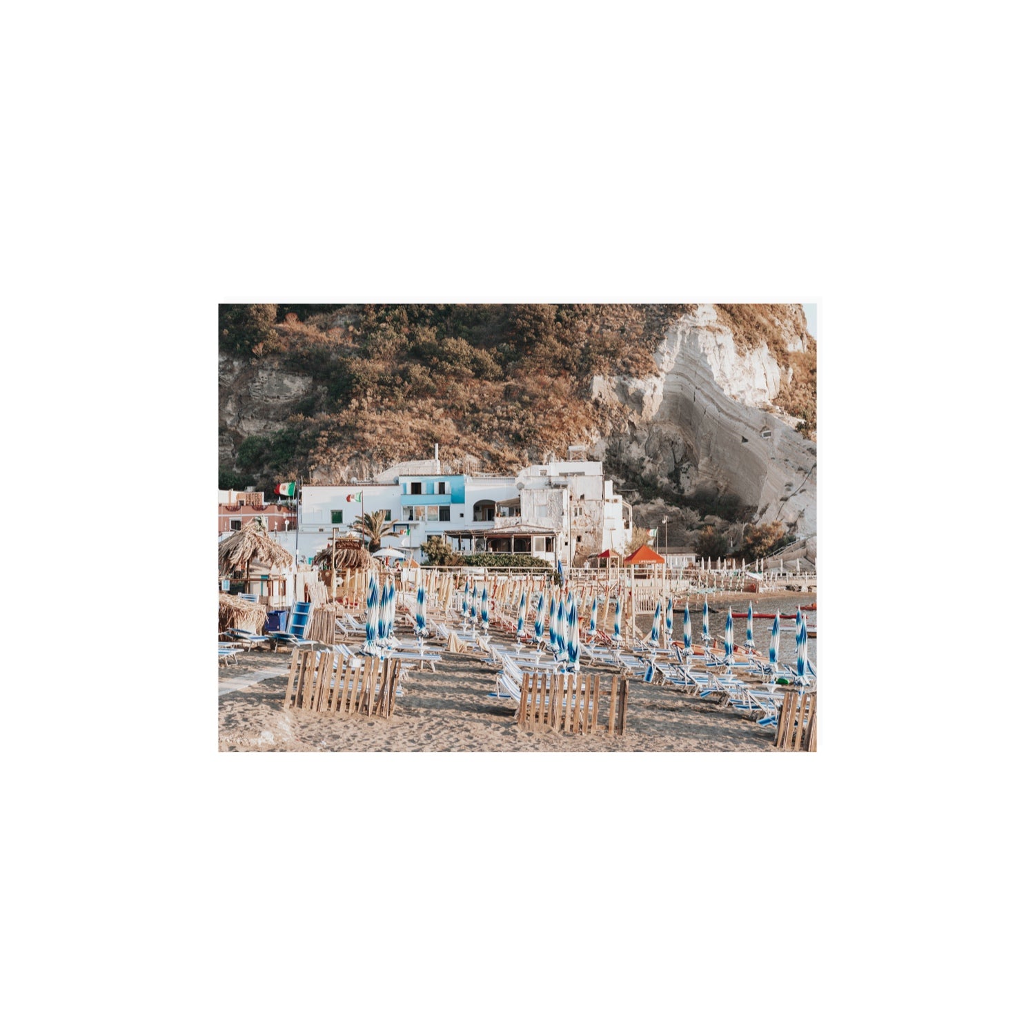 Sant' Angelo Ischia Italian coastal wall art 12 x 16 in unframed fine art canvas