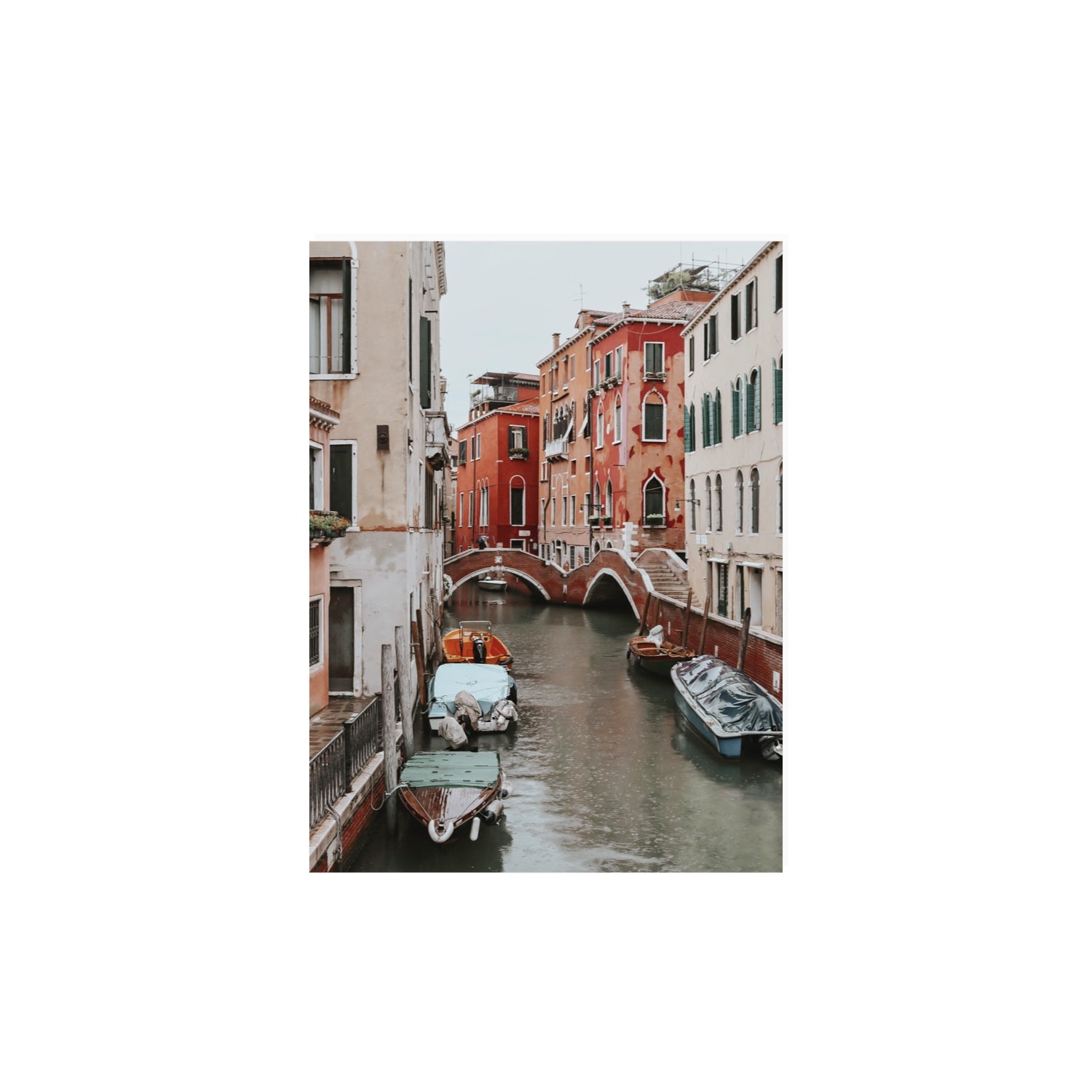 City of Water Venice Italian Mediterranean decor wall art 12 x 16 in unframed fine art canvas