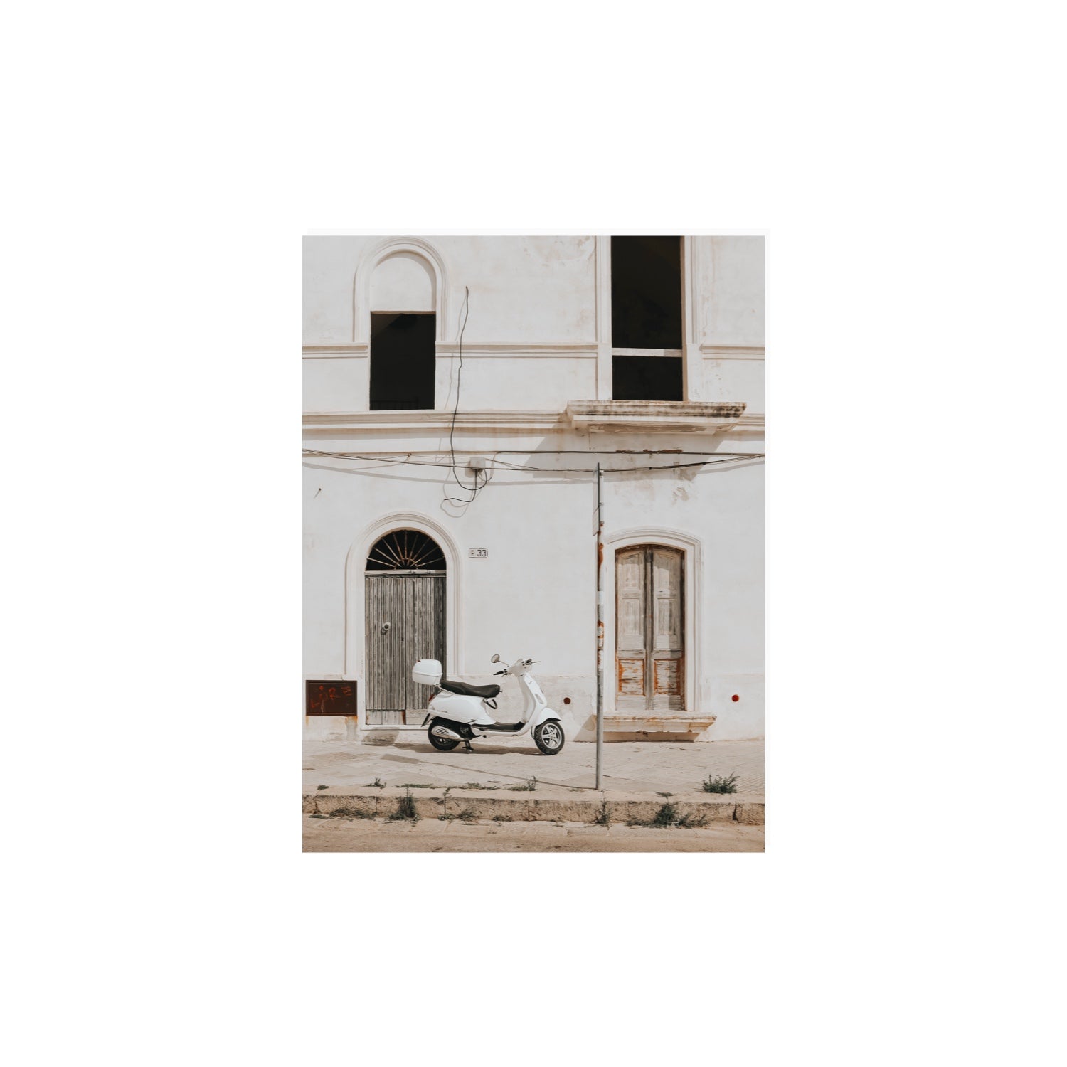 Radiant Ride Puglia Italian wall art 12 x 16 in unframed fine art canvas