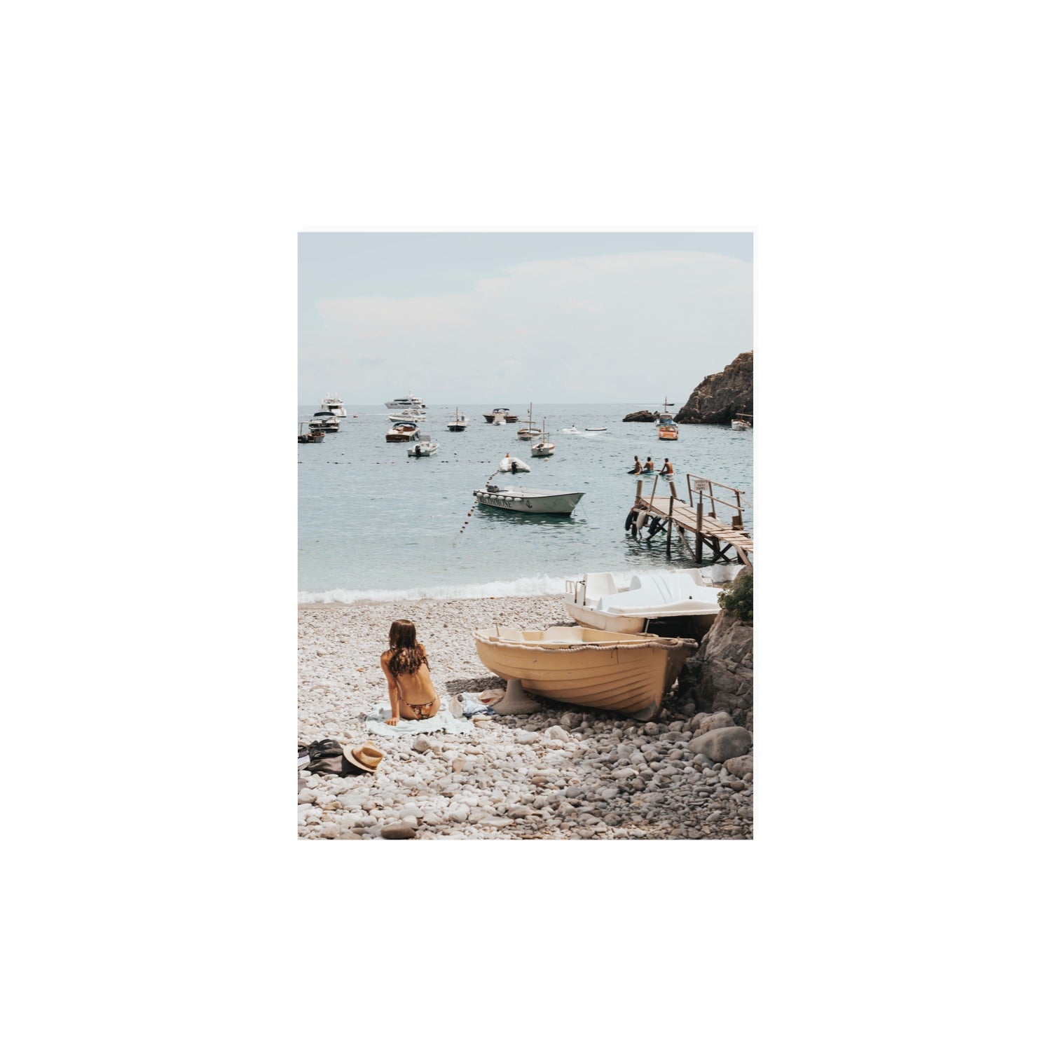 Solo Sojourn Nerano wall art 12 x 16 in unframed fine art canvas