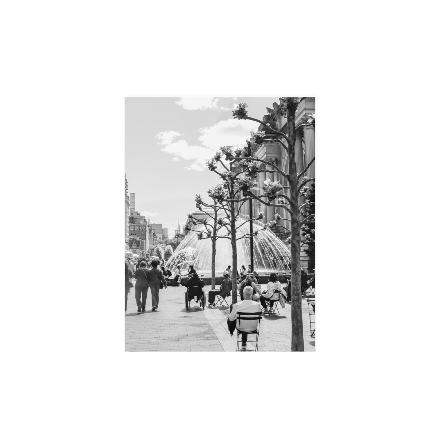 Luminary Noir New York NYC Black & White wall art 12 x 16 in unframed fine art canvas