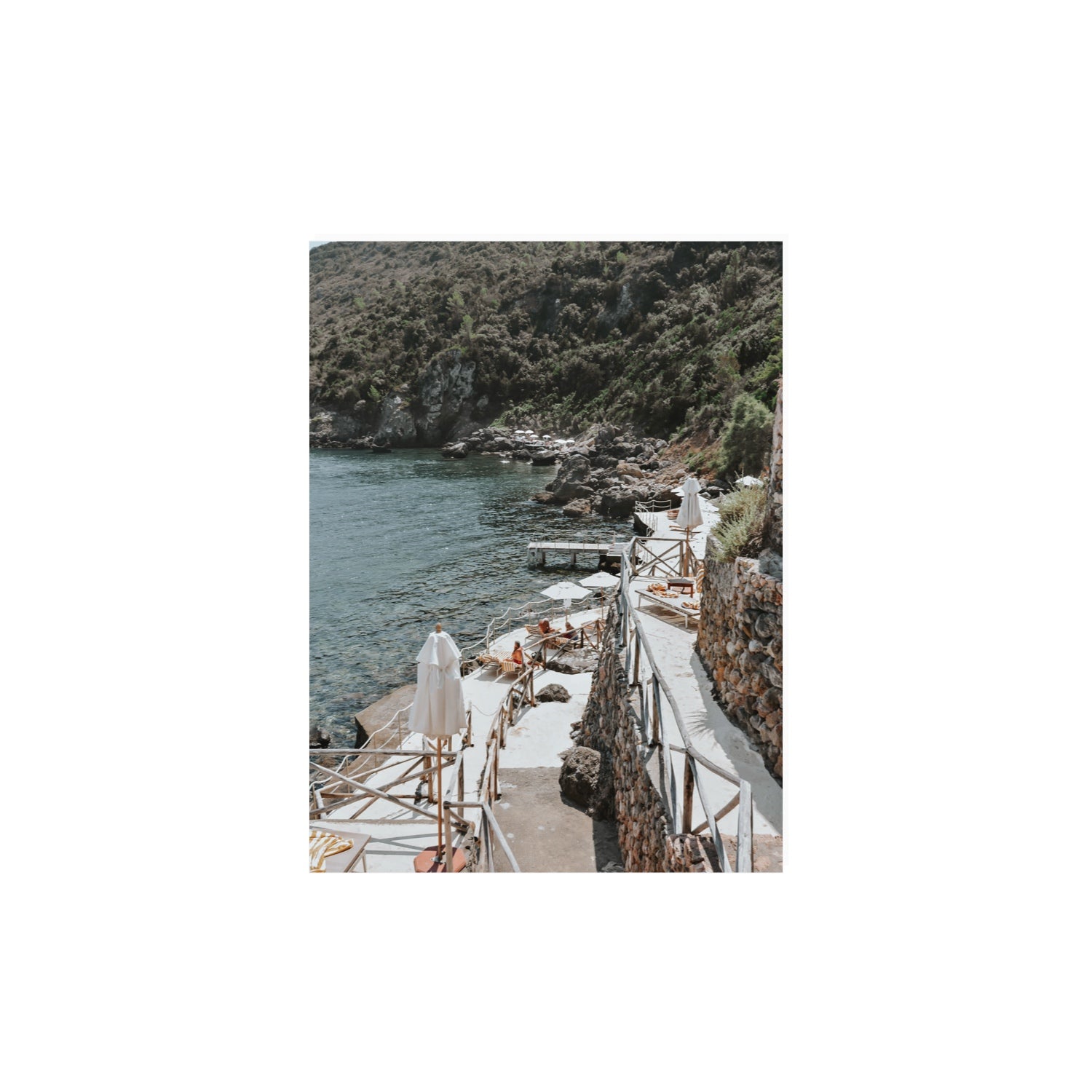 L'Estate Tuscany coastal Italian wall art 12 x 16 in unframed fine art canvas