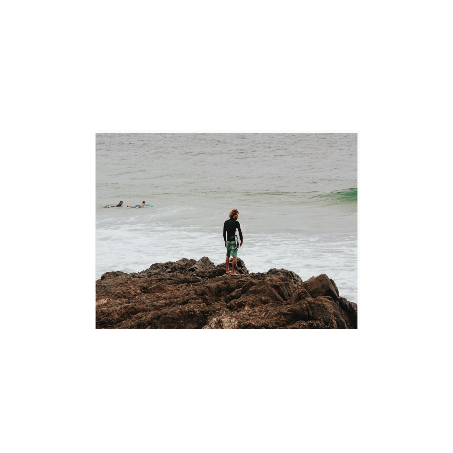 Let The Sea Set You Free Byron Bay Surf wall art 12 x 16 in unframed fine art canvas