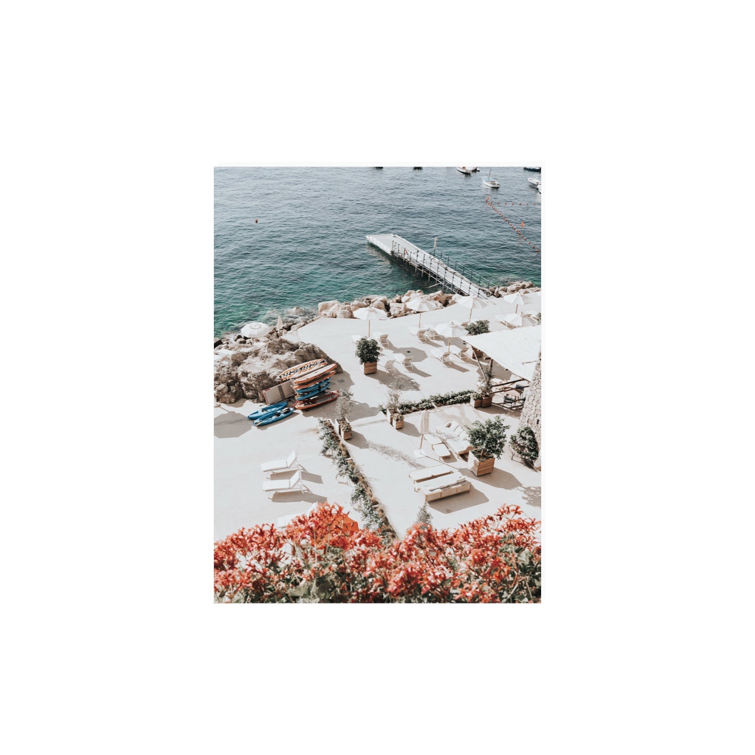 A Work of Art Amalfi coastal wall art 12 x 16 in unframed fine art canvas