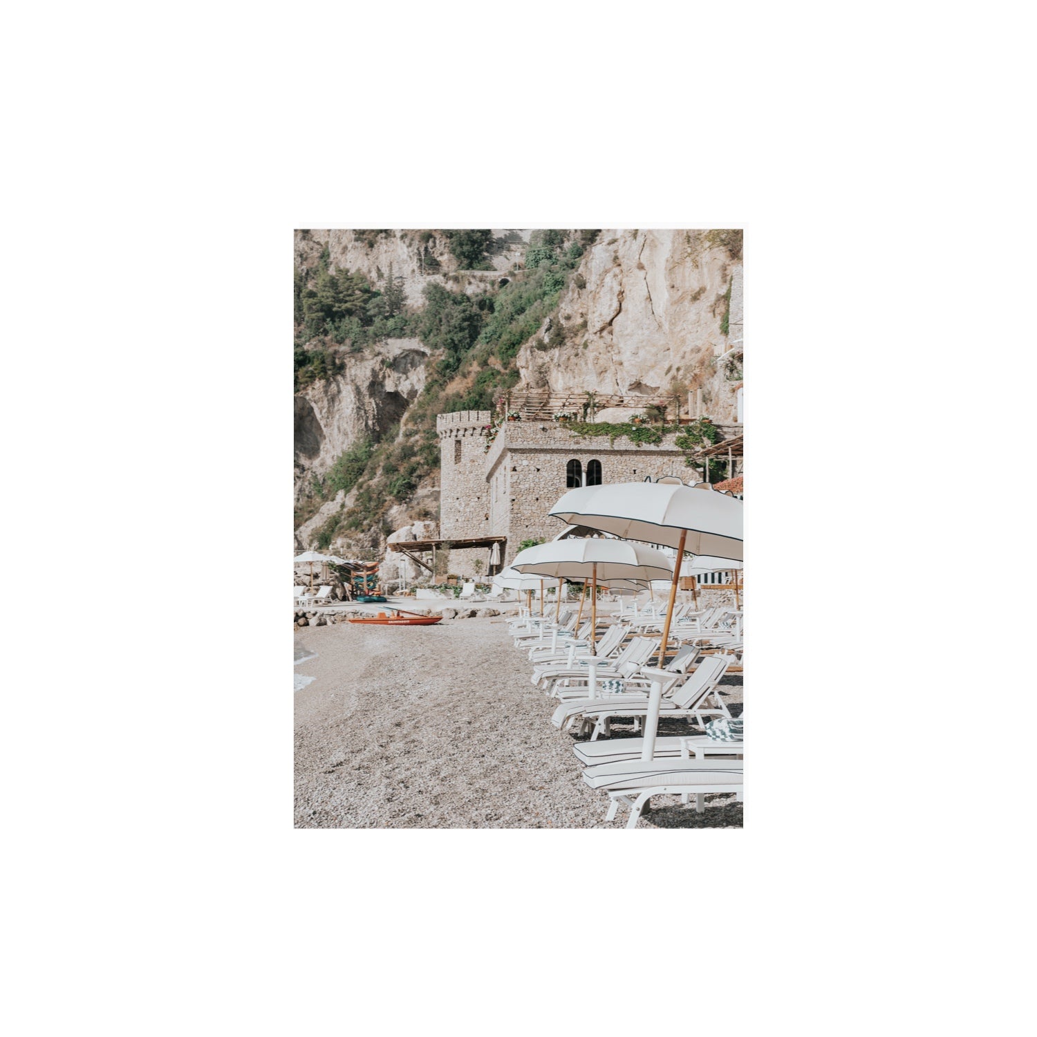 La Villeggiatura fine art print, Amalfi, Italy, luxury escapes artwork, 12 x 16 in, Unframed, Fine Art Canvas