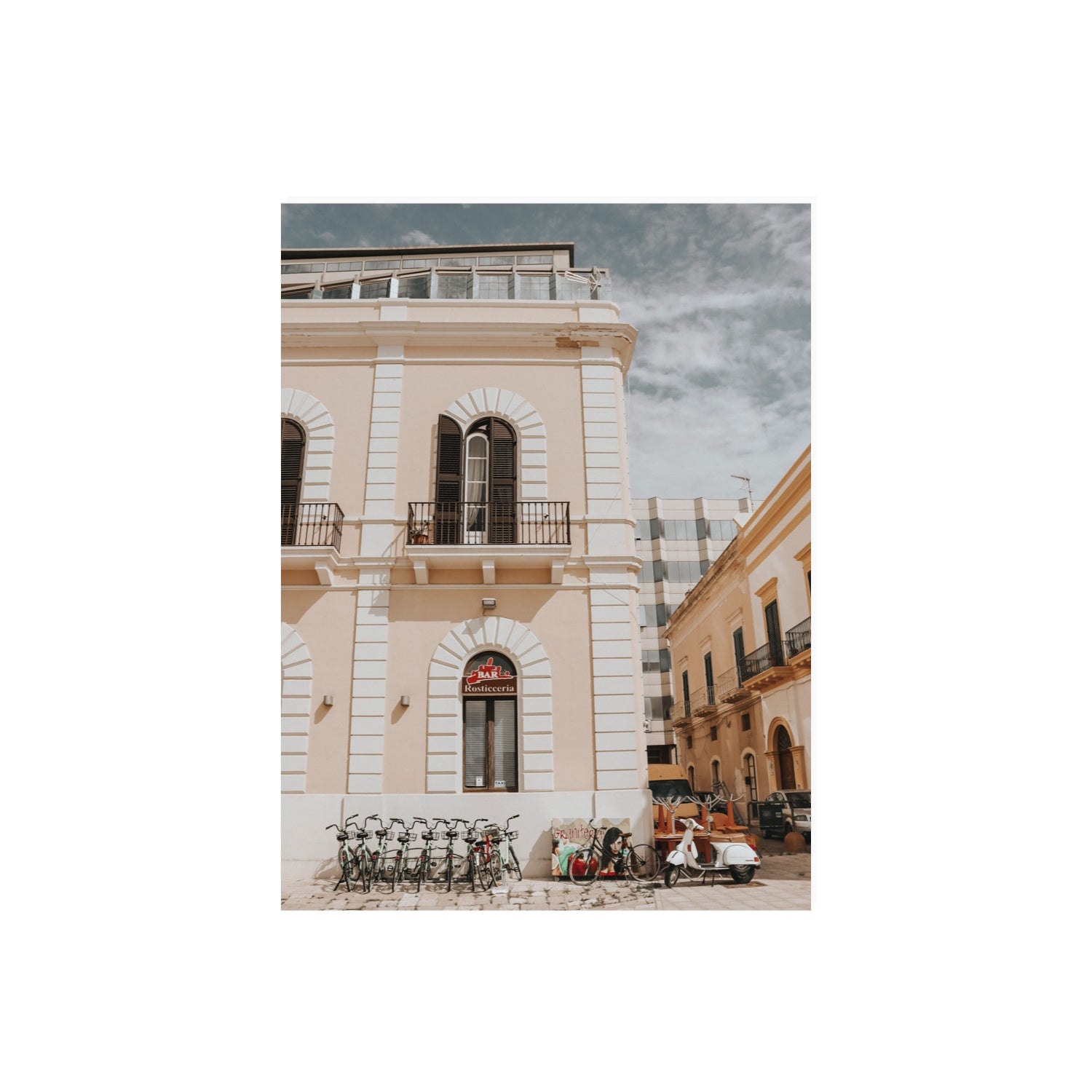 Rosticceria Puglia Italian wall art 18 x 24 in unframed fine art canvas