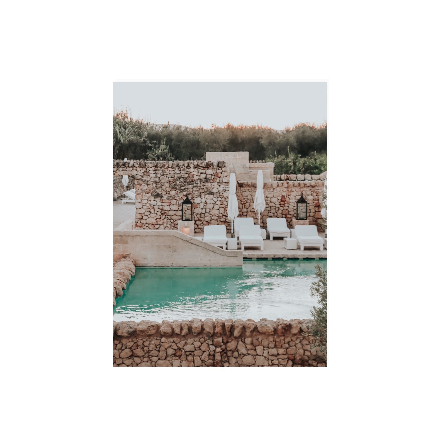 Stone Refuge fine art print, Puglia, Italy, 18 x 24 in, Unframed, Fine Art Canvas
