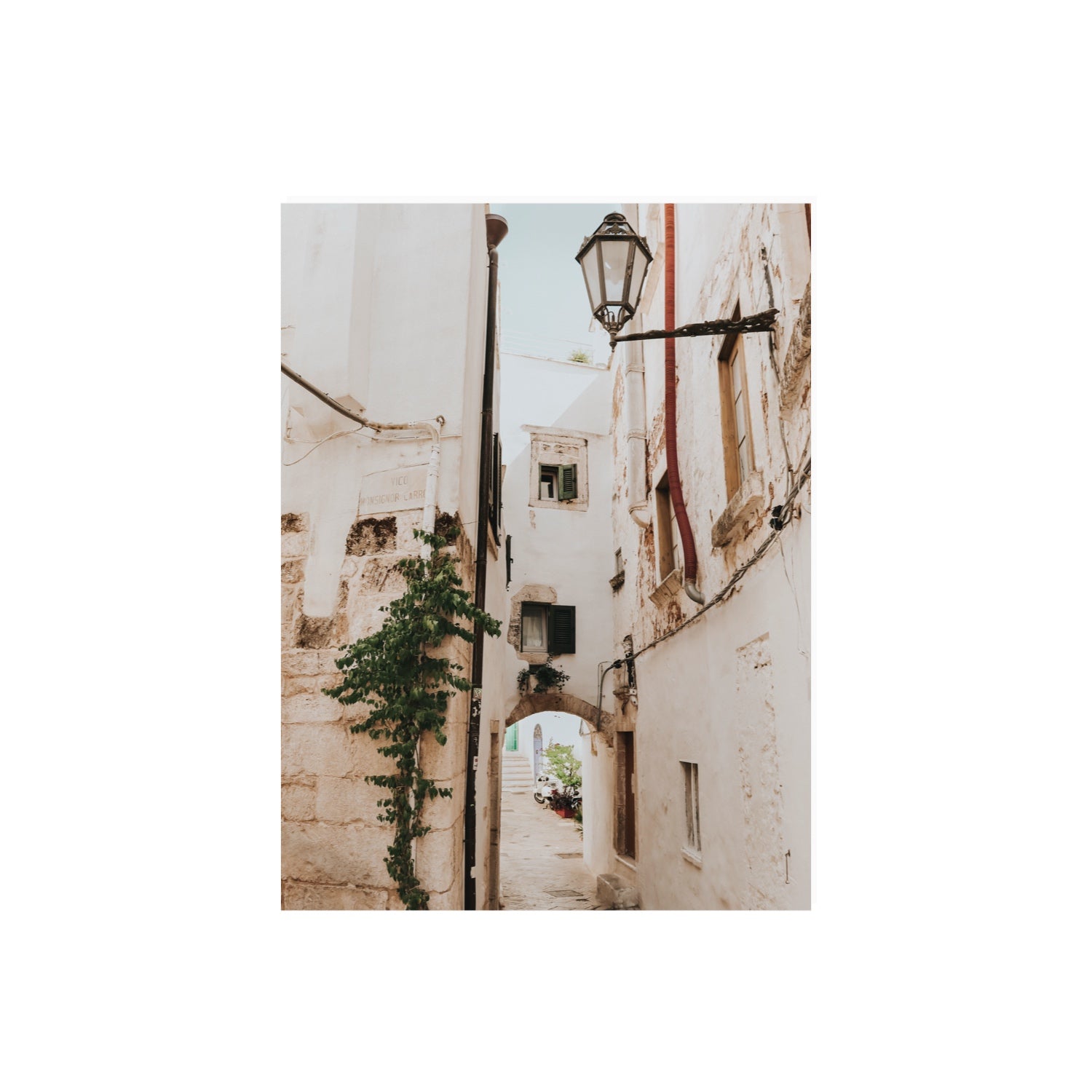 Labyrinth Lanes fine art print, Puglia, Italy, 18 x 24 in, Unframed, Fine Art Canvas