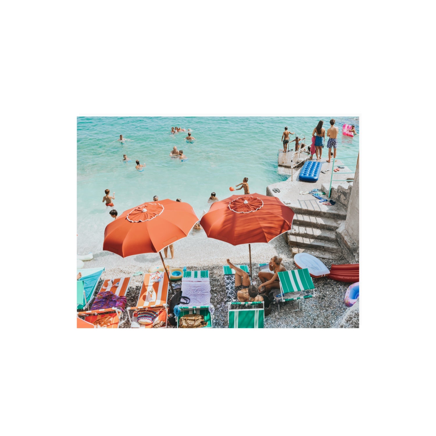 Water Wonderland fine art print, Capri, Italy, 18 x 24 in, Unframed, Fine Art Canvas