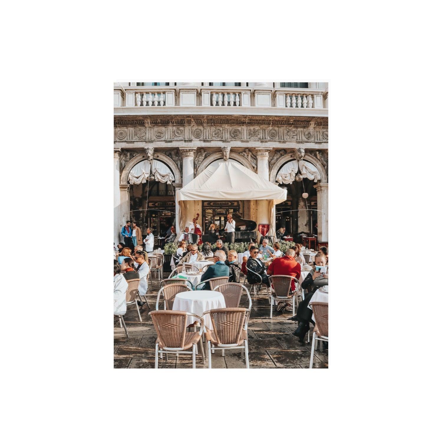 Piazza San Marco Venice Italian wall art 18 x 24 in unframed fine art canvas