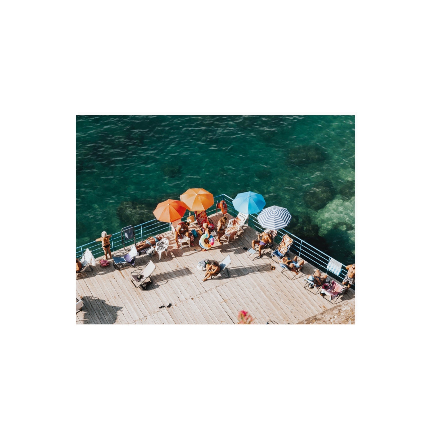 Il Dolce Far Niente Sorrento coastal wall art 18 x 24 in unframed fine art canvas