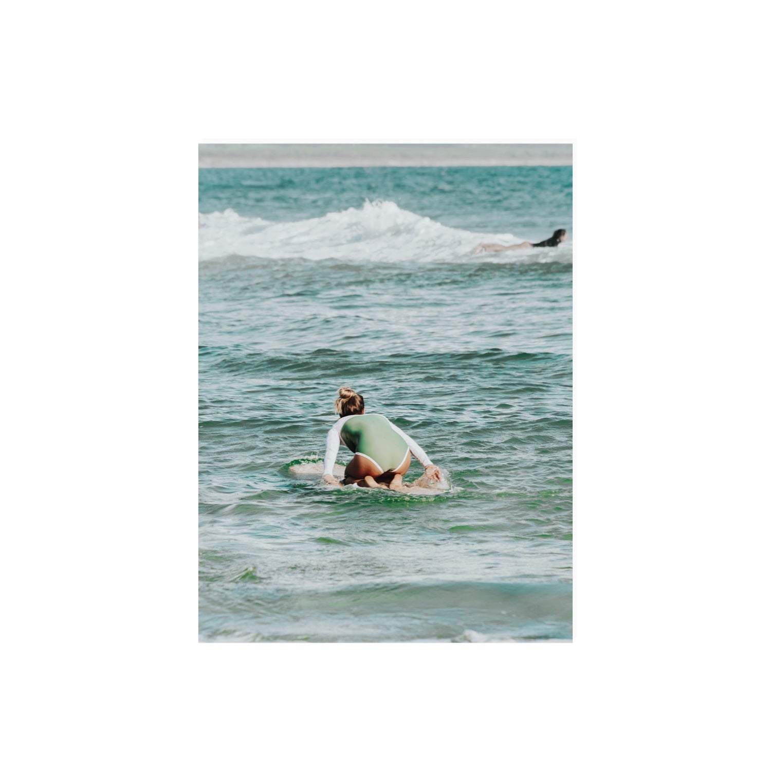 Quincy Byron Bay Surf coastal wall art 18 x 24 in unframed fine art canvas