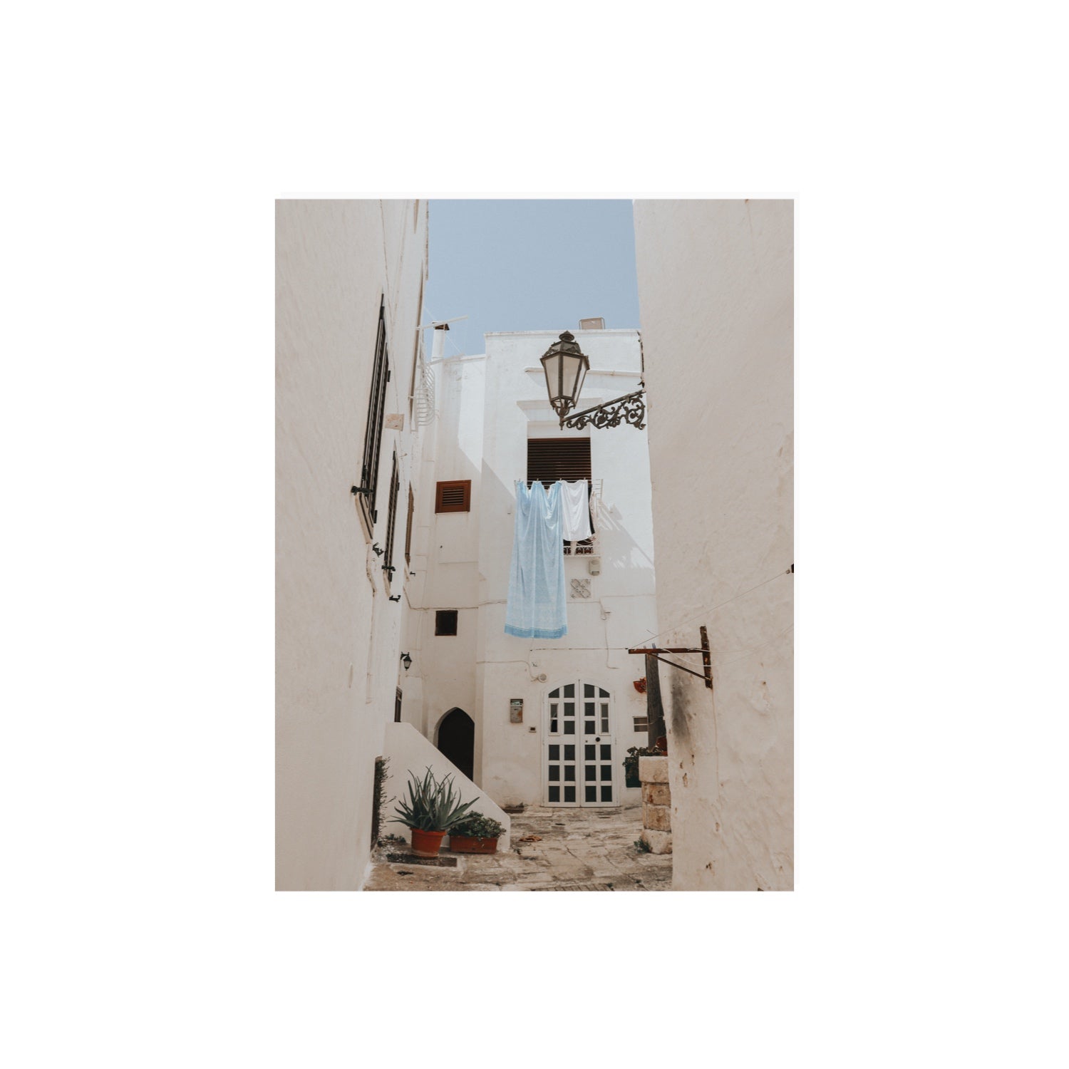 Laundry Day fine art print, Puglia, Italy, 18 x 24 in, Unframed, Fine Art Canvas