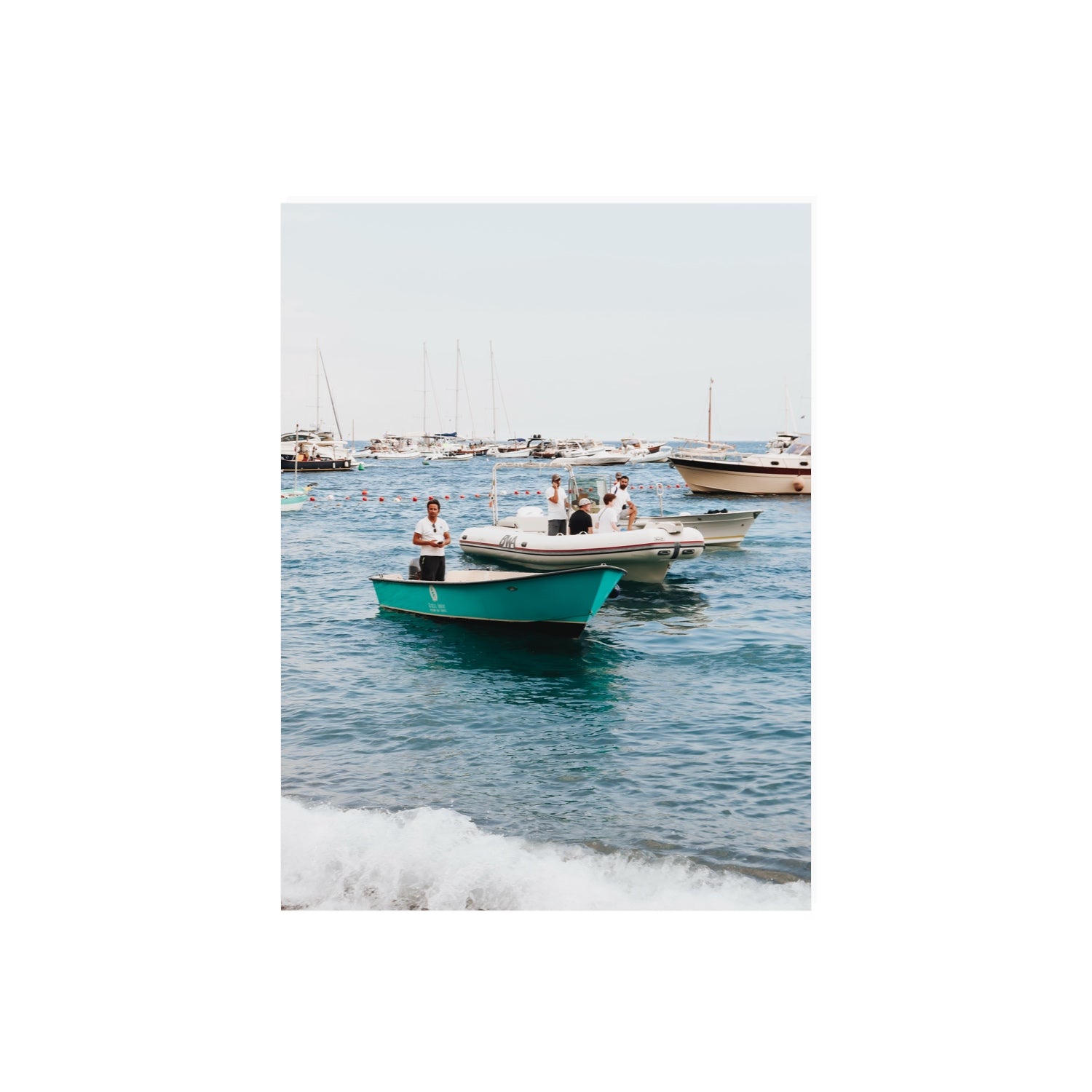 Twilight Tenders Positano wall art 18 x 24 in unframed fine art canvas