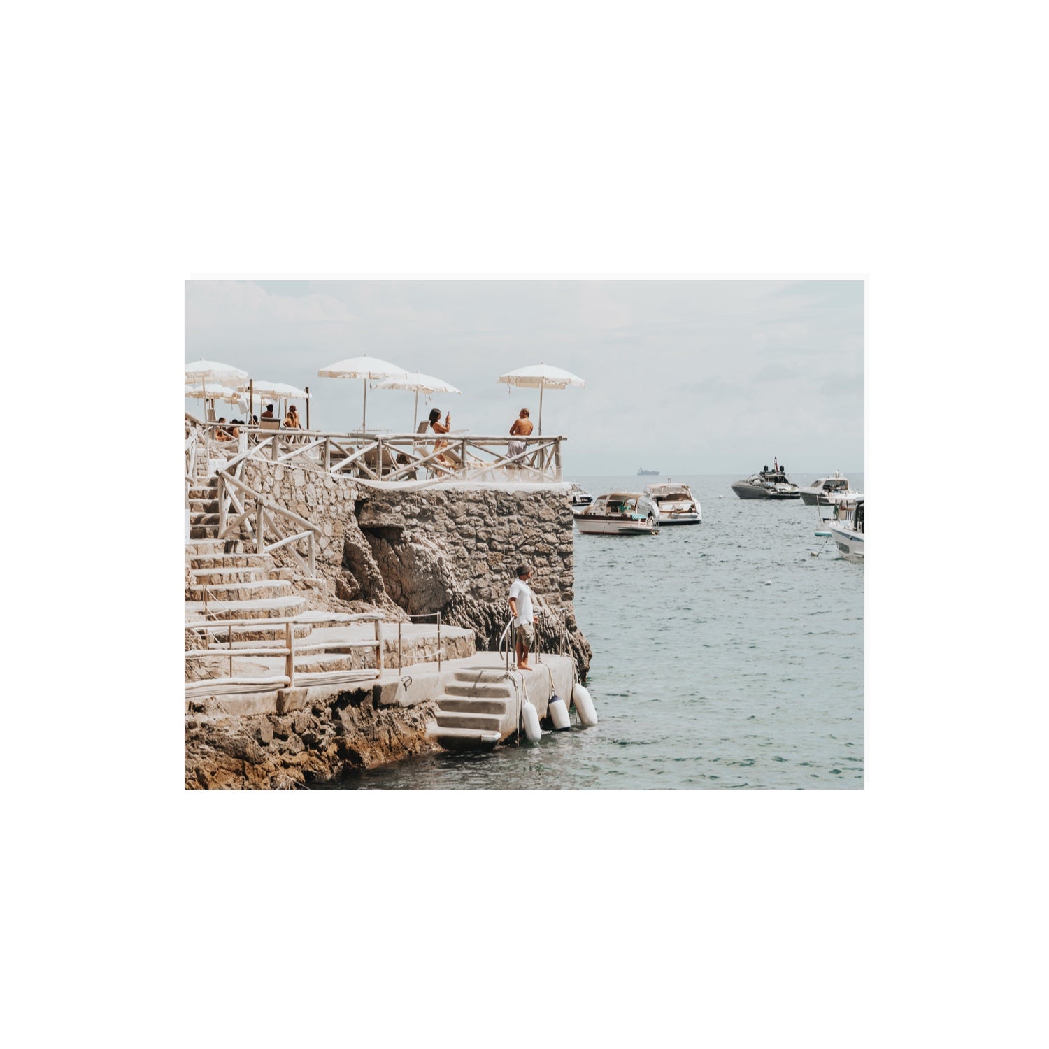 Conca Del Sogno fine art print, Nerano, Italy, 18 x 24 in, Unframed, Fine Art Canvas
