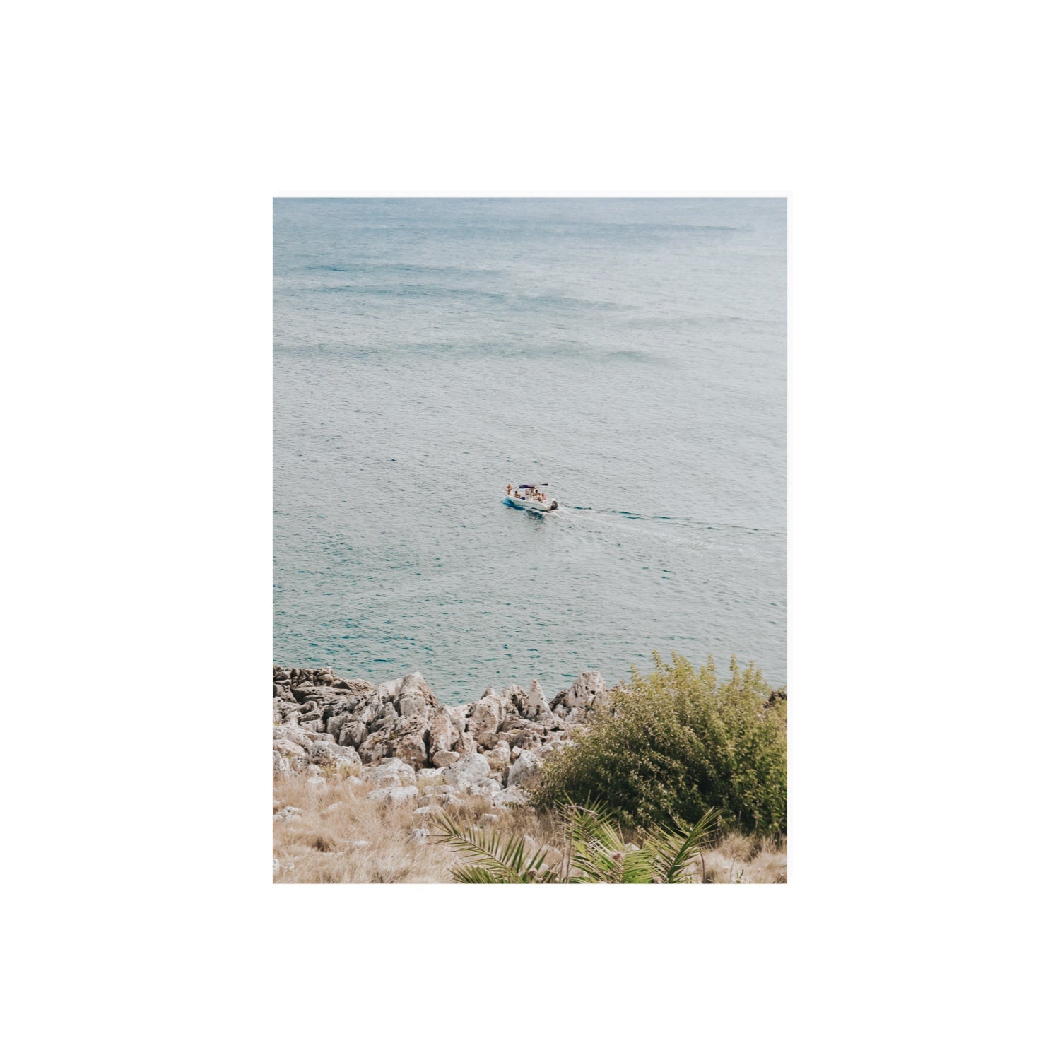 Puglian Departure Puglia coastal Italian wall art 18 x 24 in unframed fine art canvas