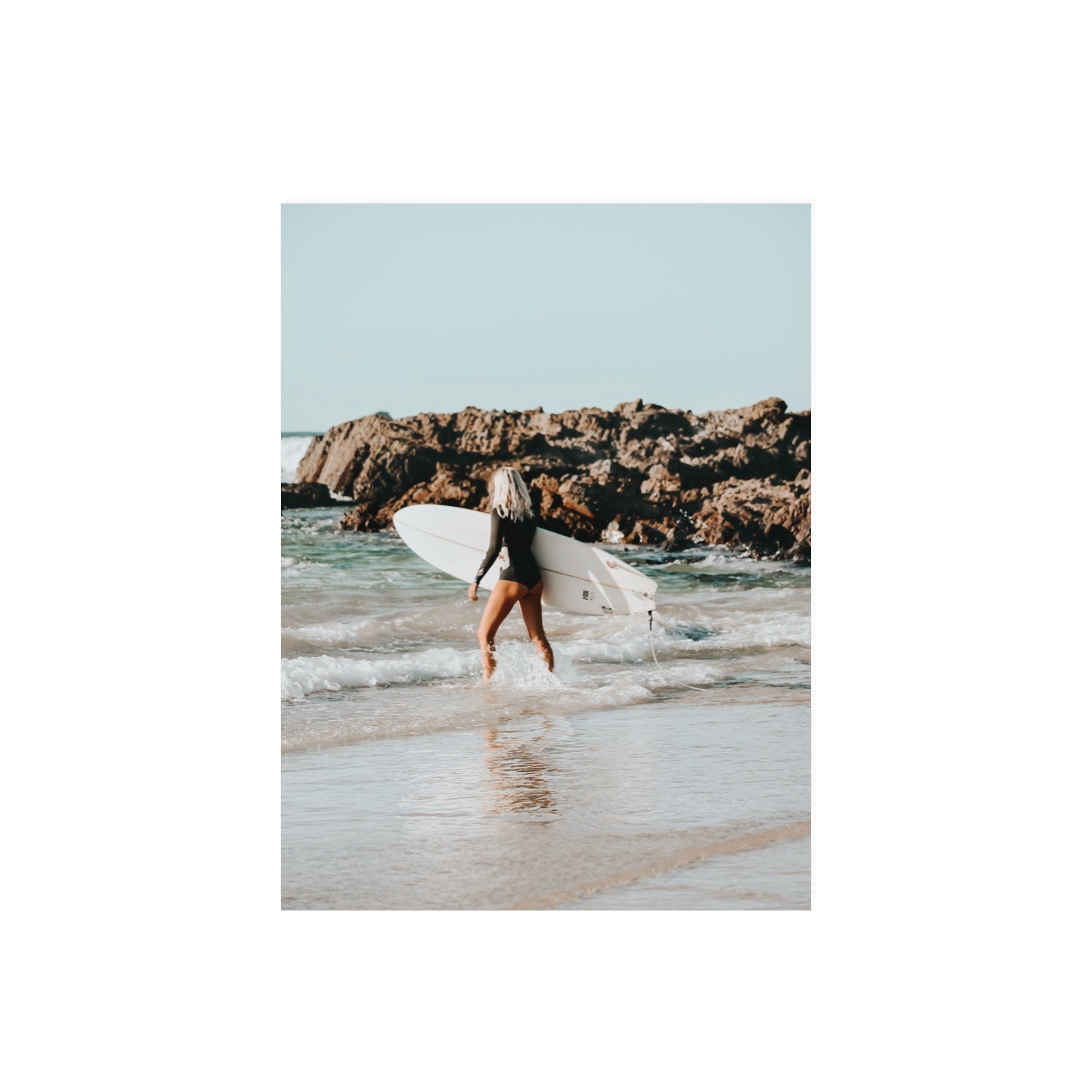 Bethany Byron Bay Surf coastal decor wall art 18 x 24 in unframed fine art canvas
