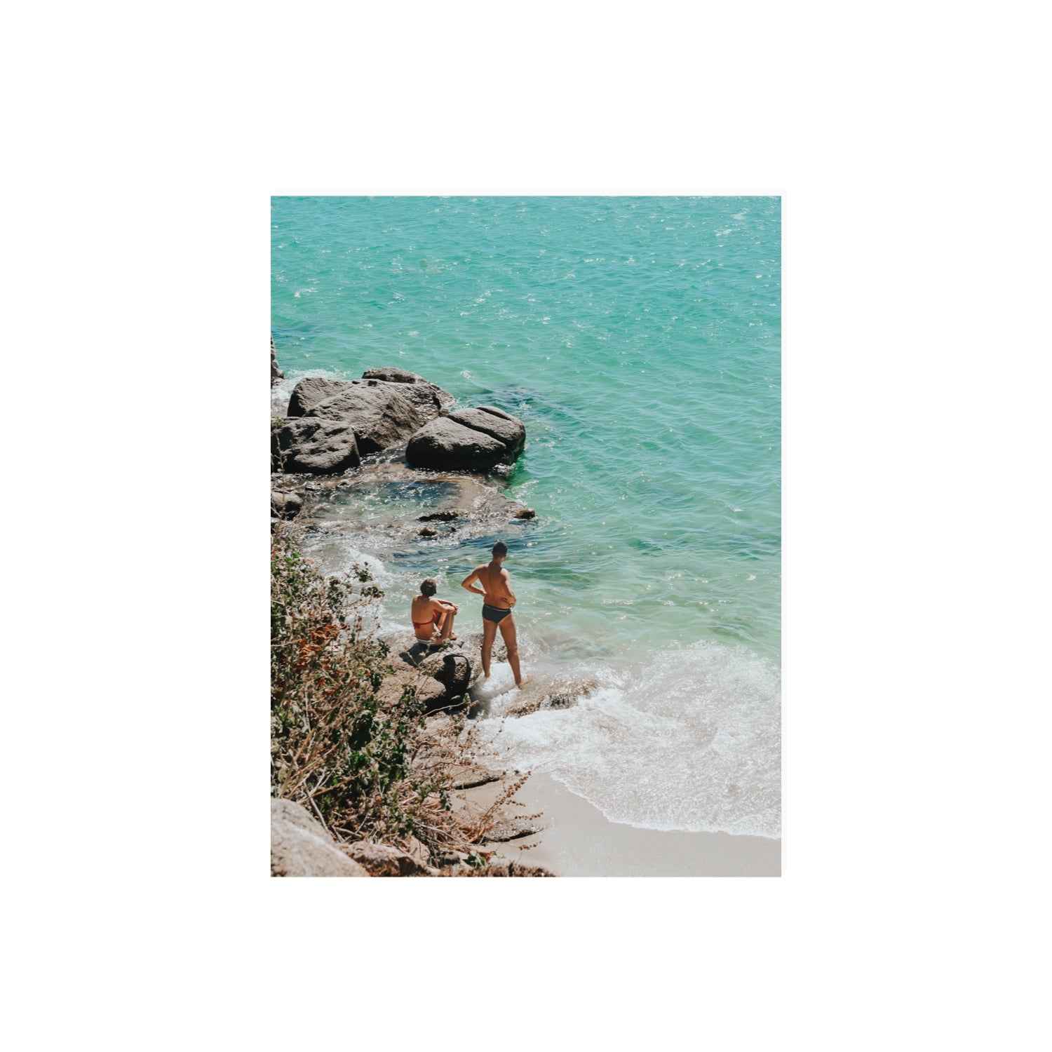 Scene Stealers Mykonos Greek island wall art 18 x 24 in unframed fine art canvas