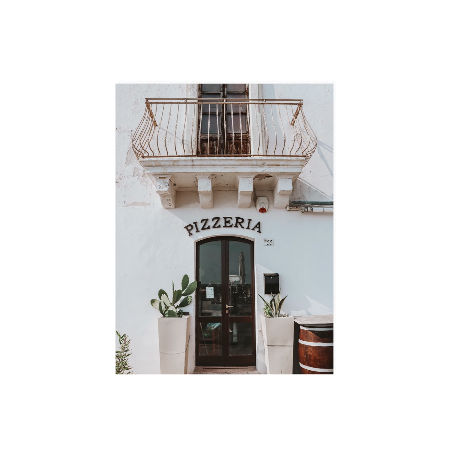 Pizzeria Puglia Italian wall art 18 x 24 in unframed fine art canvas
