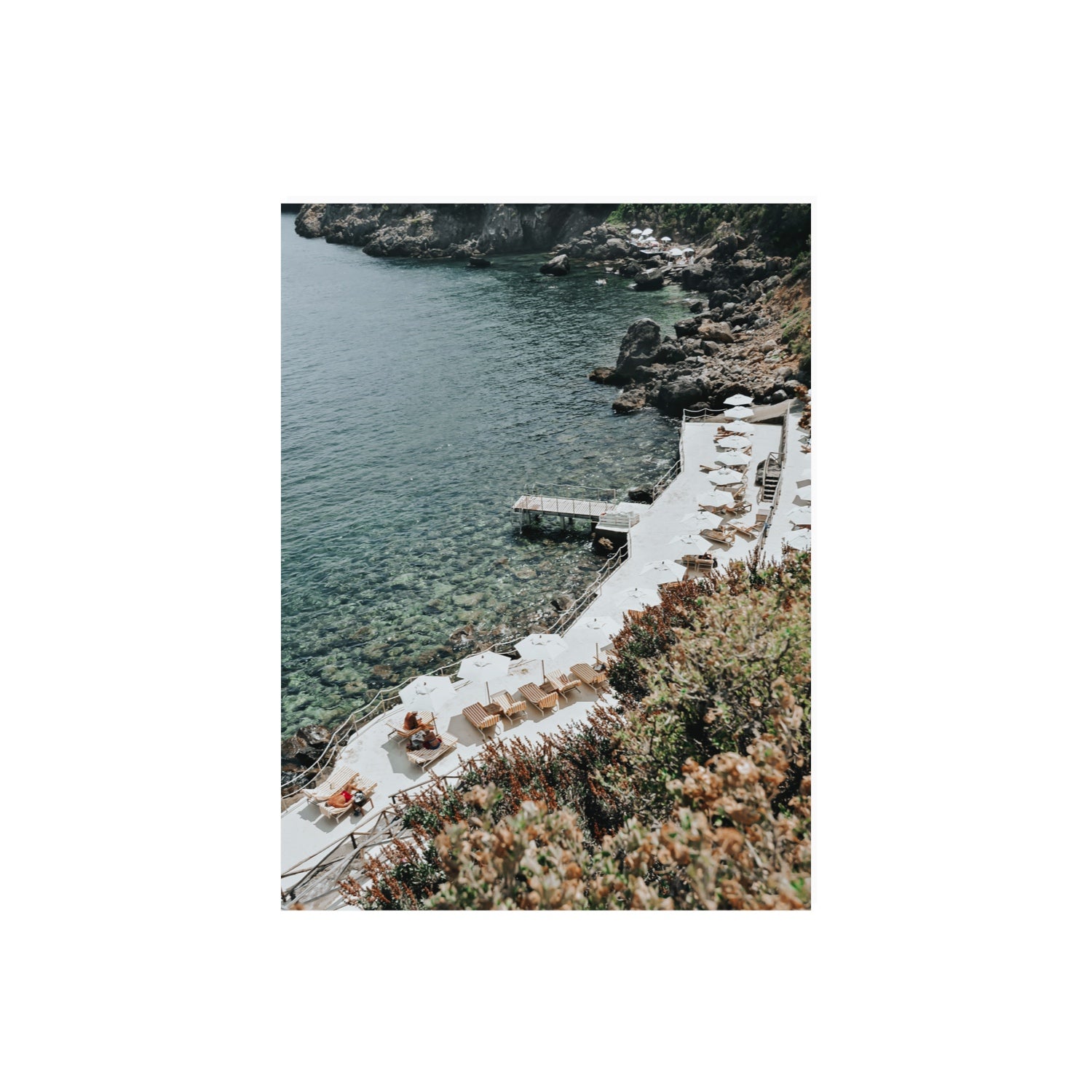 Go Beyond The Postcard Tuscany coastal wall art 18 x 24 in unframed fine art canvas