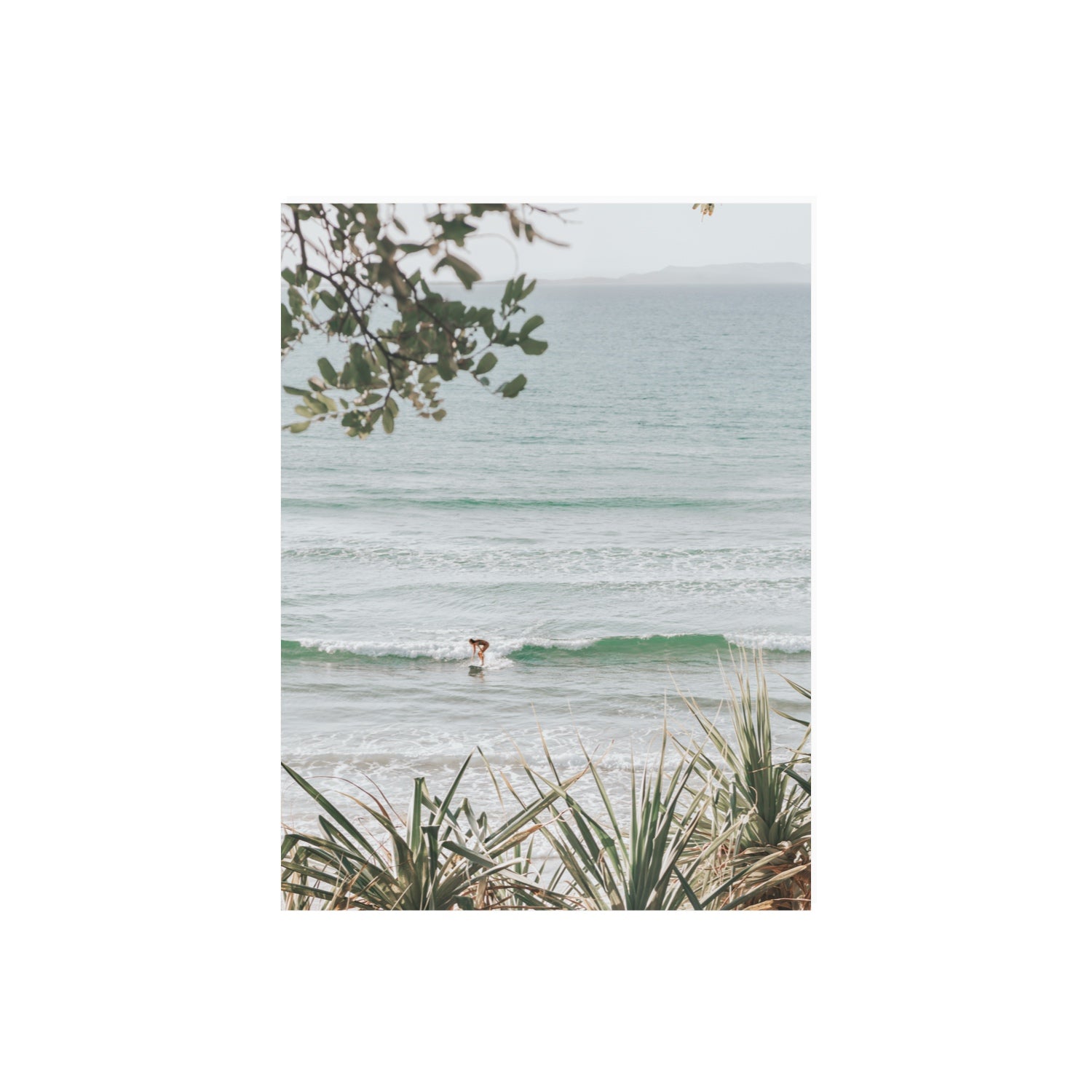 Dream Boat fine art print, Noosa, Australia, coastal scenes artwork, 18 x 24 in, Unframed, Fine Art Canvas