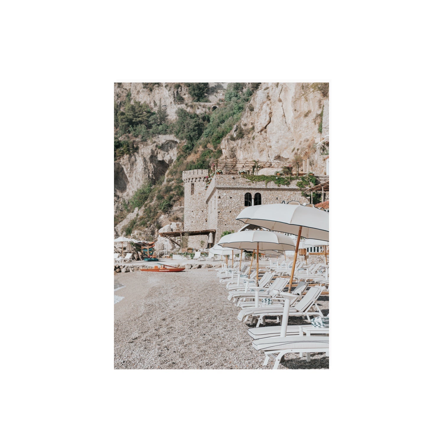 La Villeggiatura fine art print, Amalfi, Italy, luxury escapes artwork, 18 x 24 in, Unframed, Fine Art Canvas