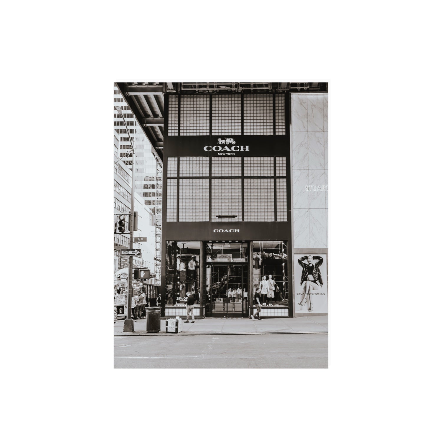 Coach Uptown fine art print, New York, United States, 18 x 24 in, Unframed, Fine Art Canvas