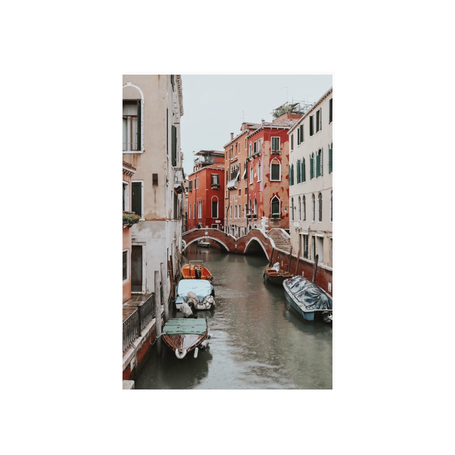 City of Water Venice Italian Mediterranean decor wall art 20 x 30 in unframed fine art canvas