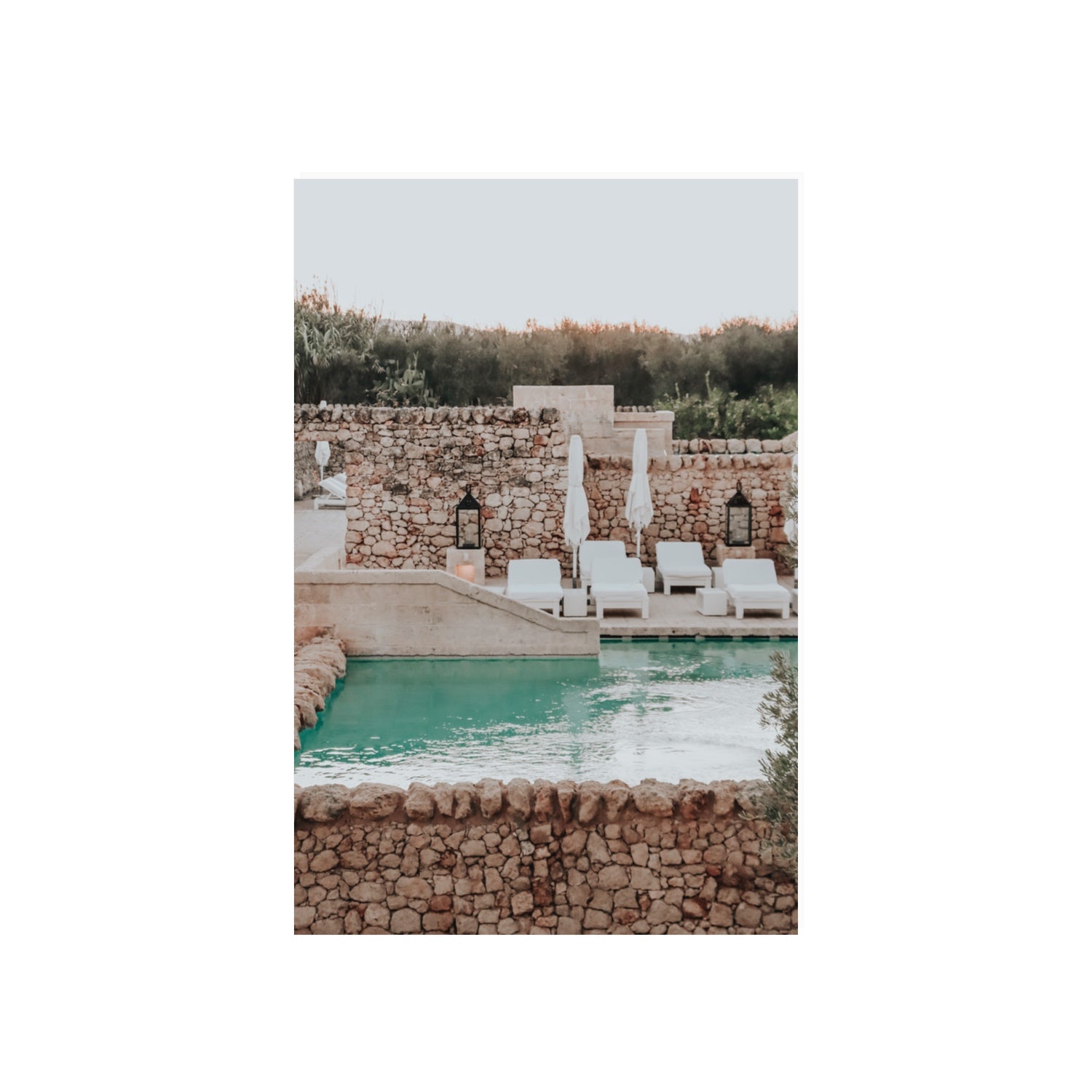 Stone Refuge fine art print, Puglia, Italy, 20 x 30 in, Unframed, Fine Art Canvas