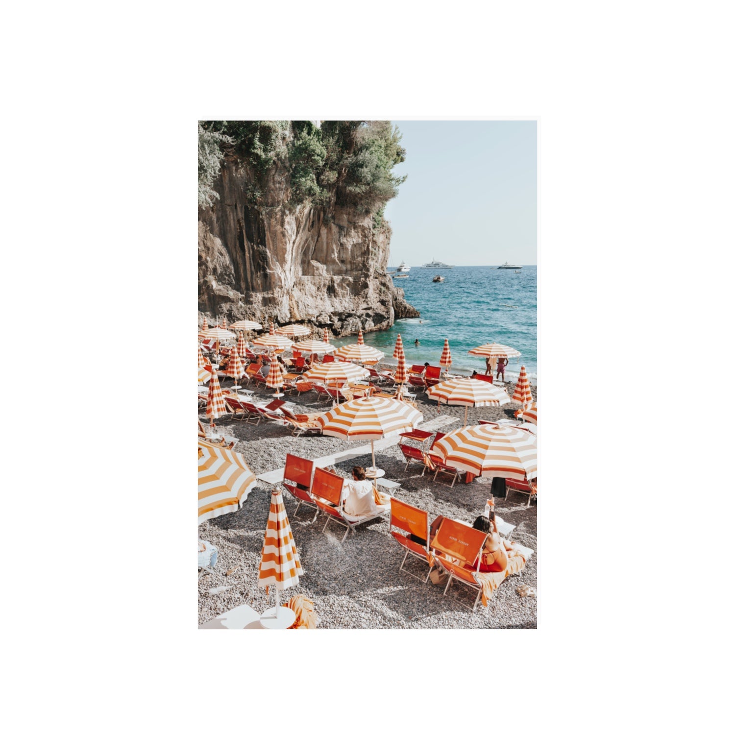 Tangerine Dream fine art print, Positano, Italy, 20 x 30 in, Unframed, Fine Art Canvas