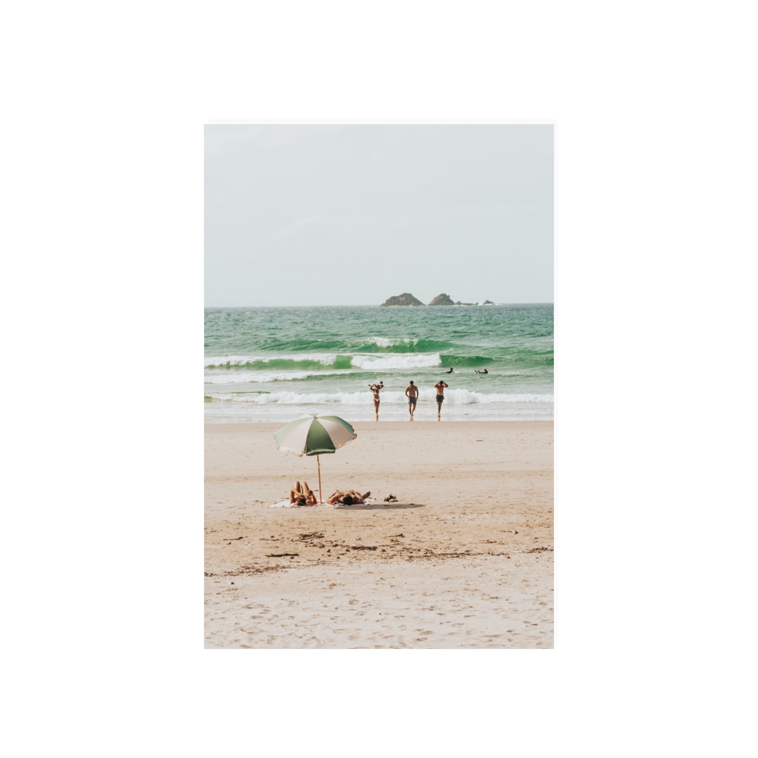 Escape The Ordinary Byron Bay coastal decor wall art 20 x 30 in unframed fine art canvas