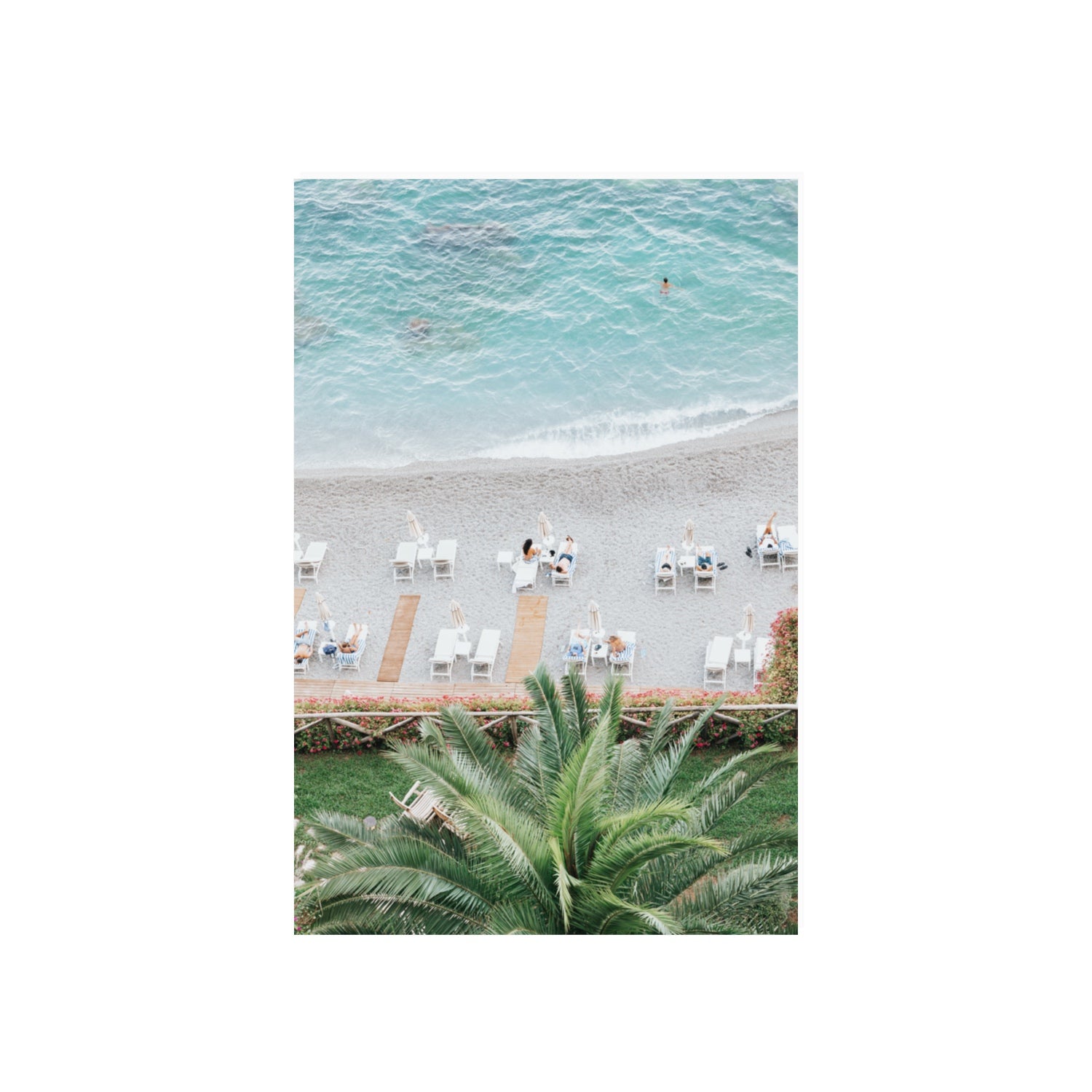 Paradiso Amalfi Mediterranean wall art 20 x 30 in unframed fine art canvas