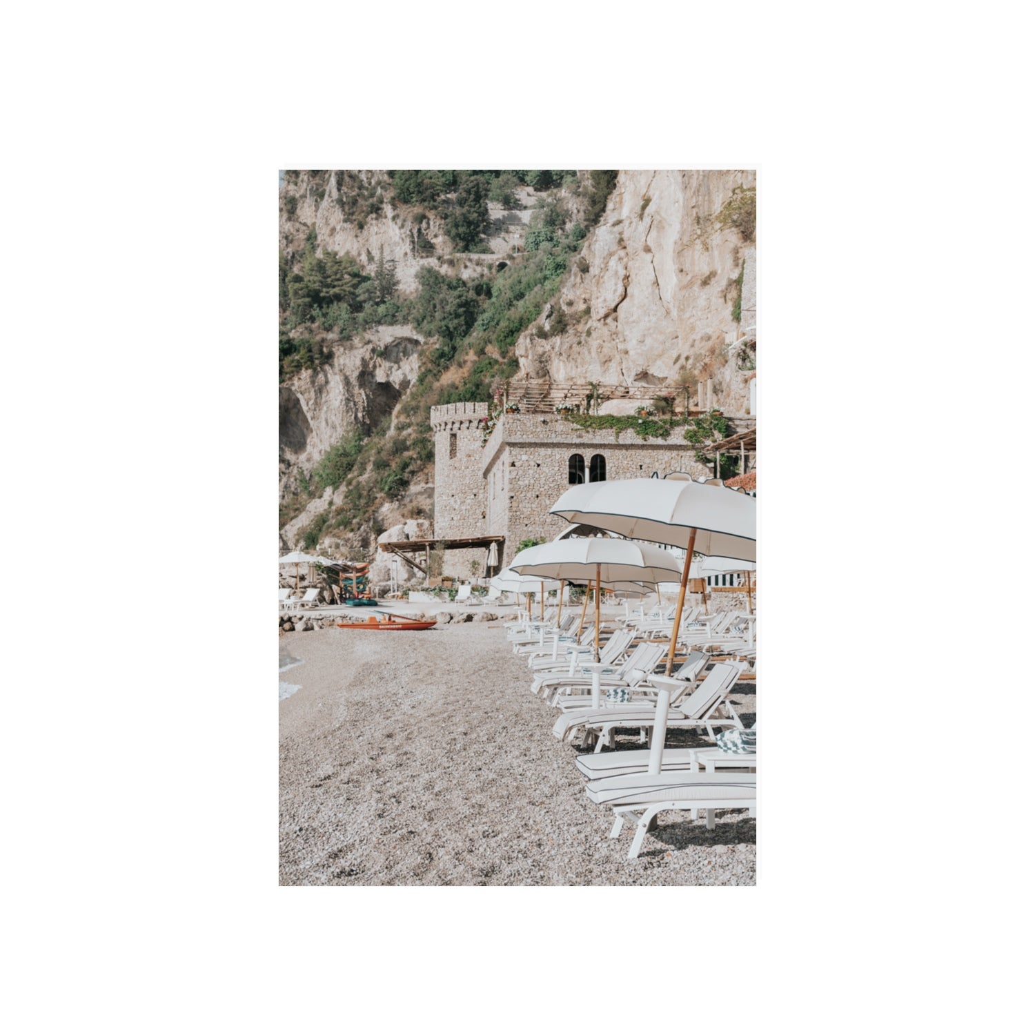 La Villeggiatura fine art print, Amalfi, Italy, luxury escapes artwork, 20 x 30 in, Unframed, Fine Art Canvas