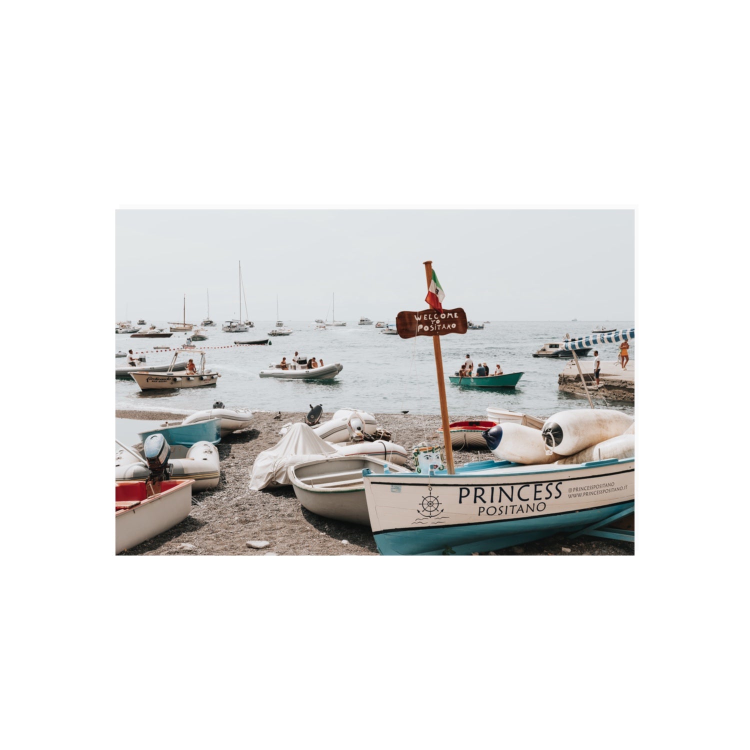 Princess Positano Positano wall art 20 x 30 in unframed fine art canvas