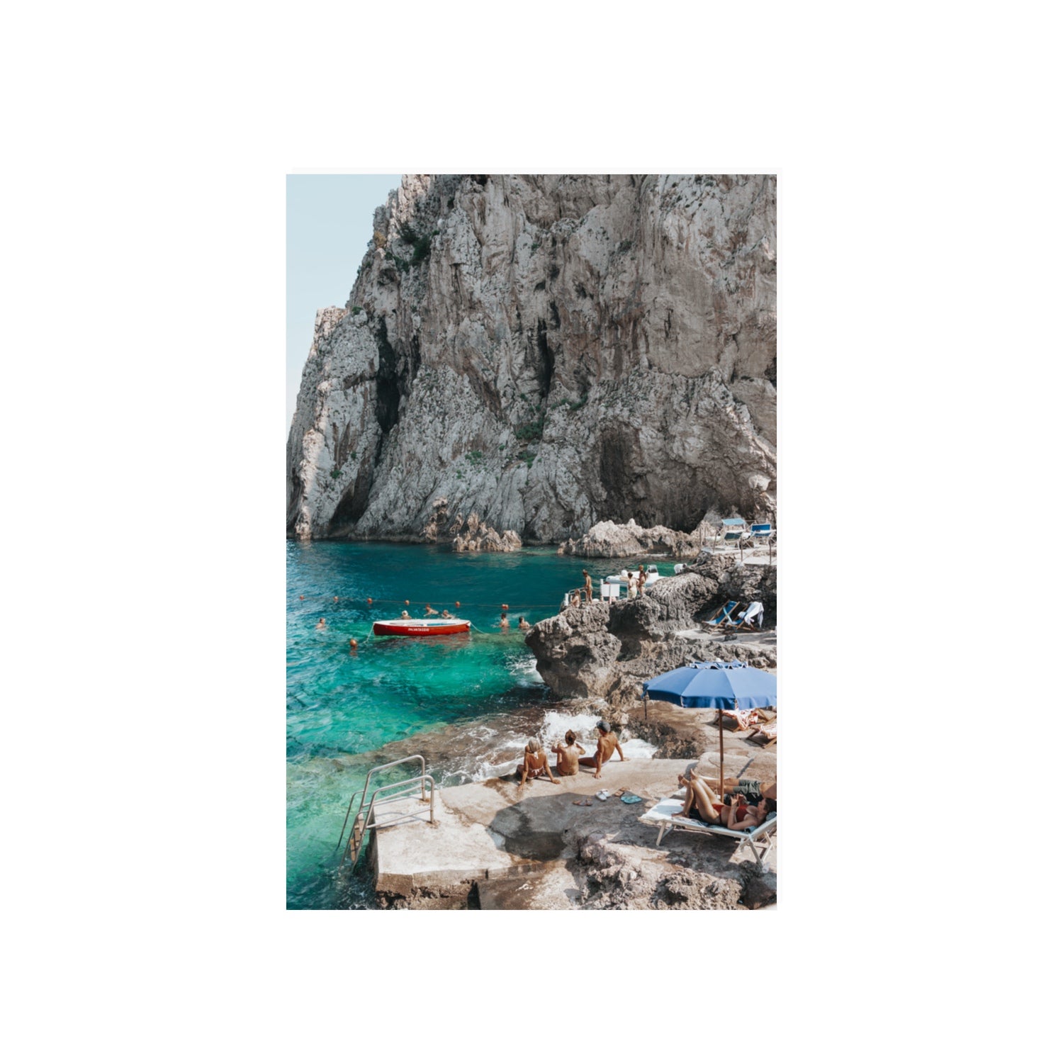 Tranquility fine art print, Capri, Italy, 20 x 30 in, Unframed, Fine Art Canvas