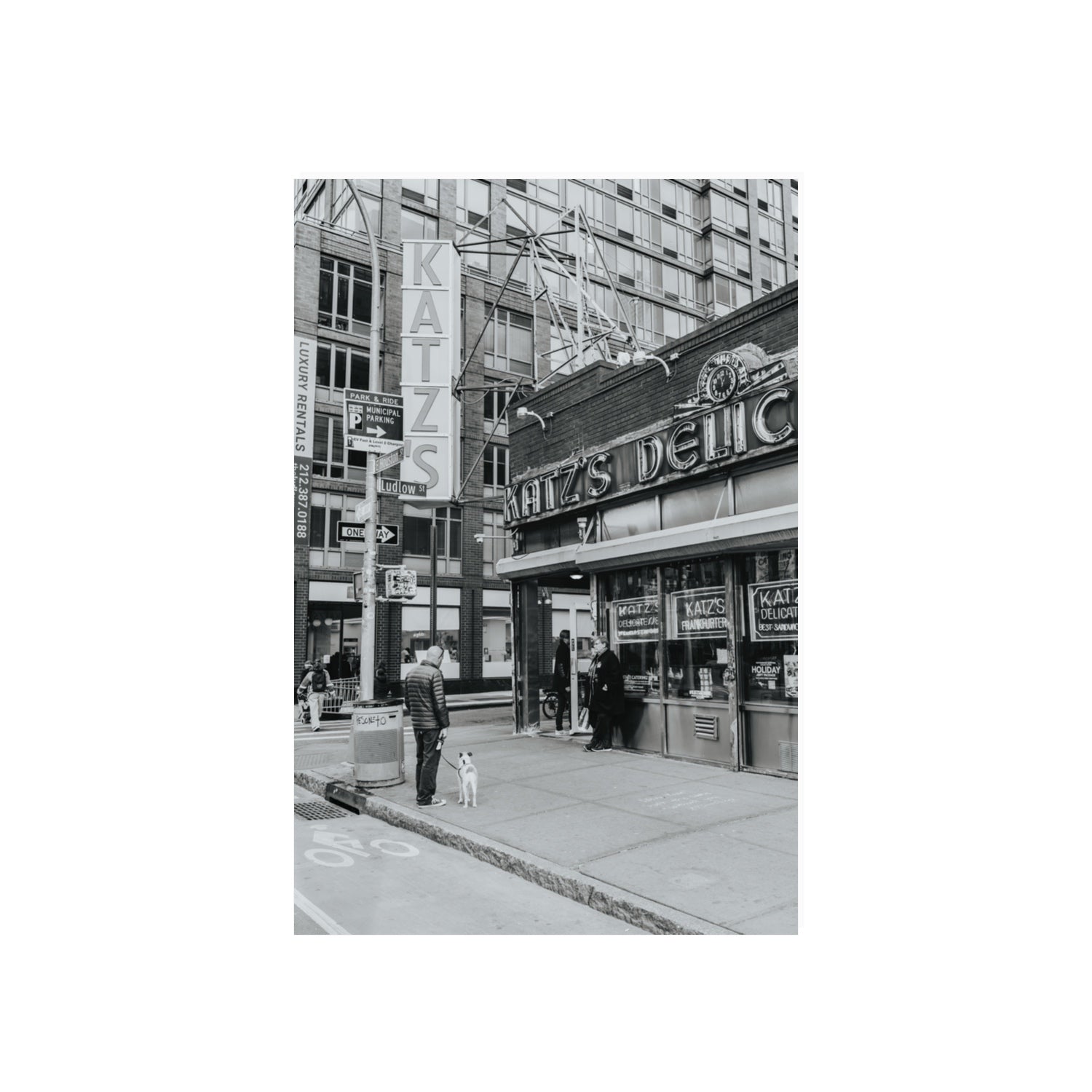 Graphite Gotham New York NYC Black & White wall art 20 x 30 in unframed fine art canvas