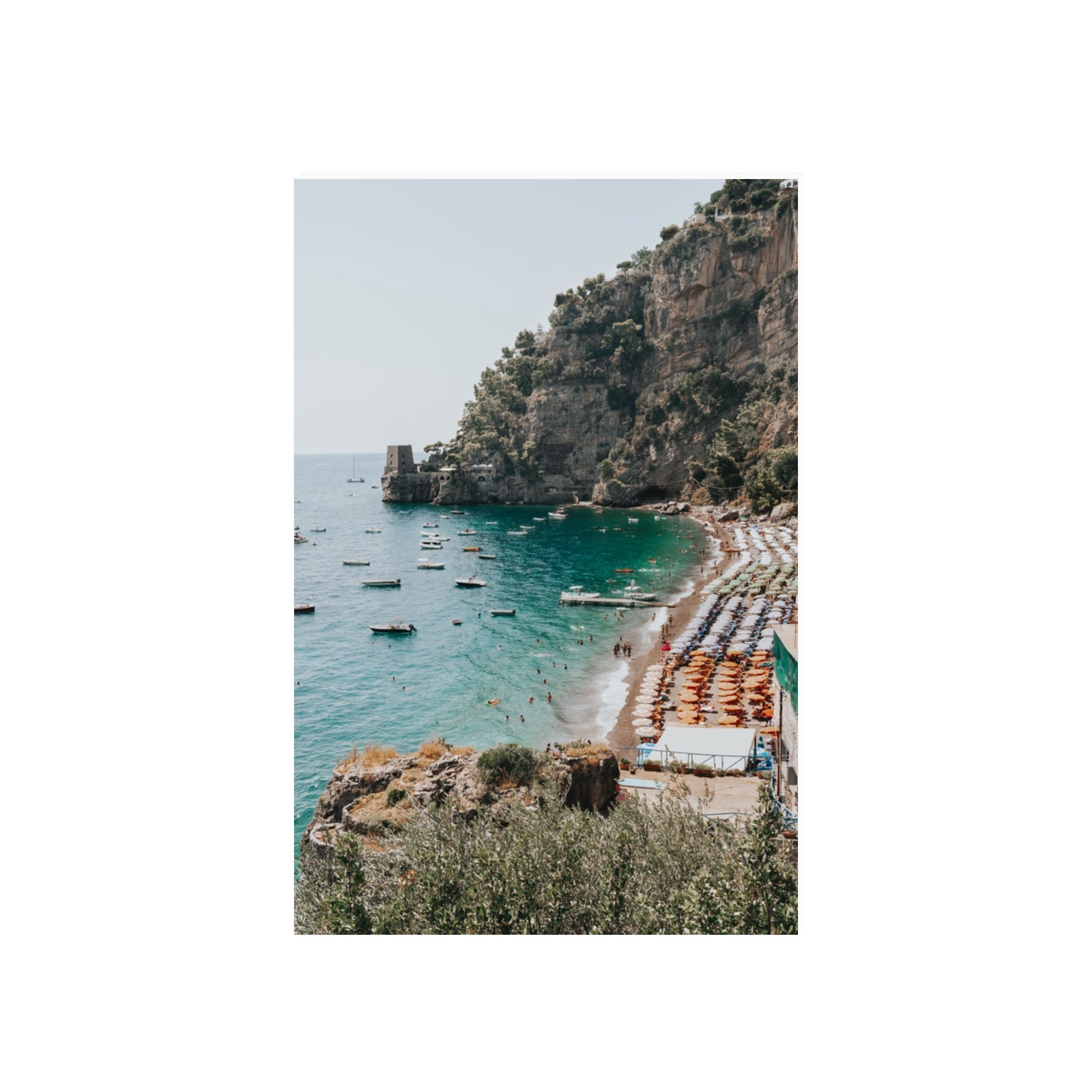 Baia dei Sogni fine art print, Positano, Italy, 20 x 30 in, Unframed, Fine Art Canvas