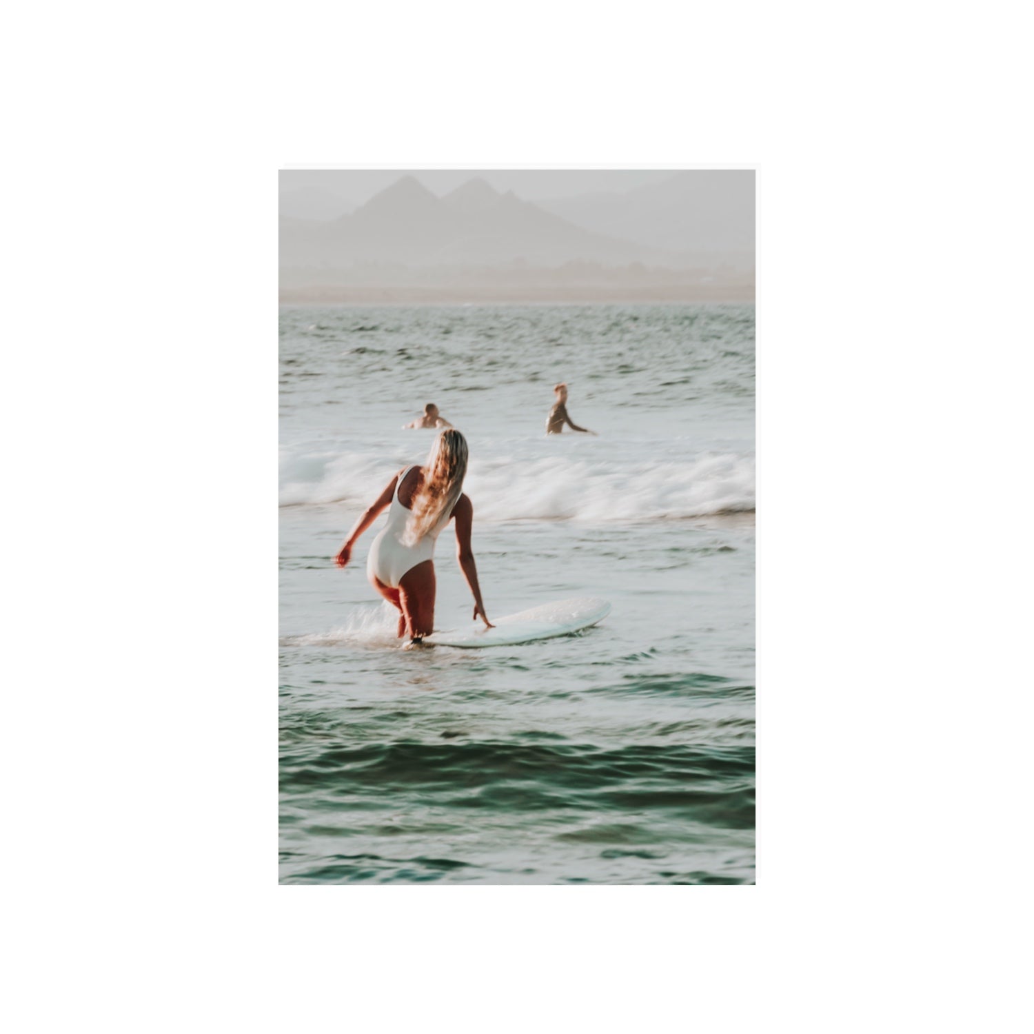 Blondie Byron Bay Surf coastal decor wall art 20 x 30 in unframed fine art canvas