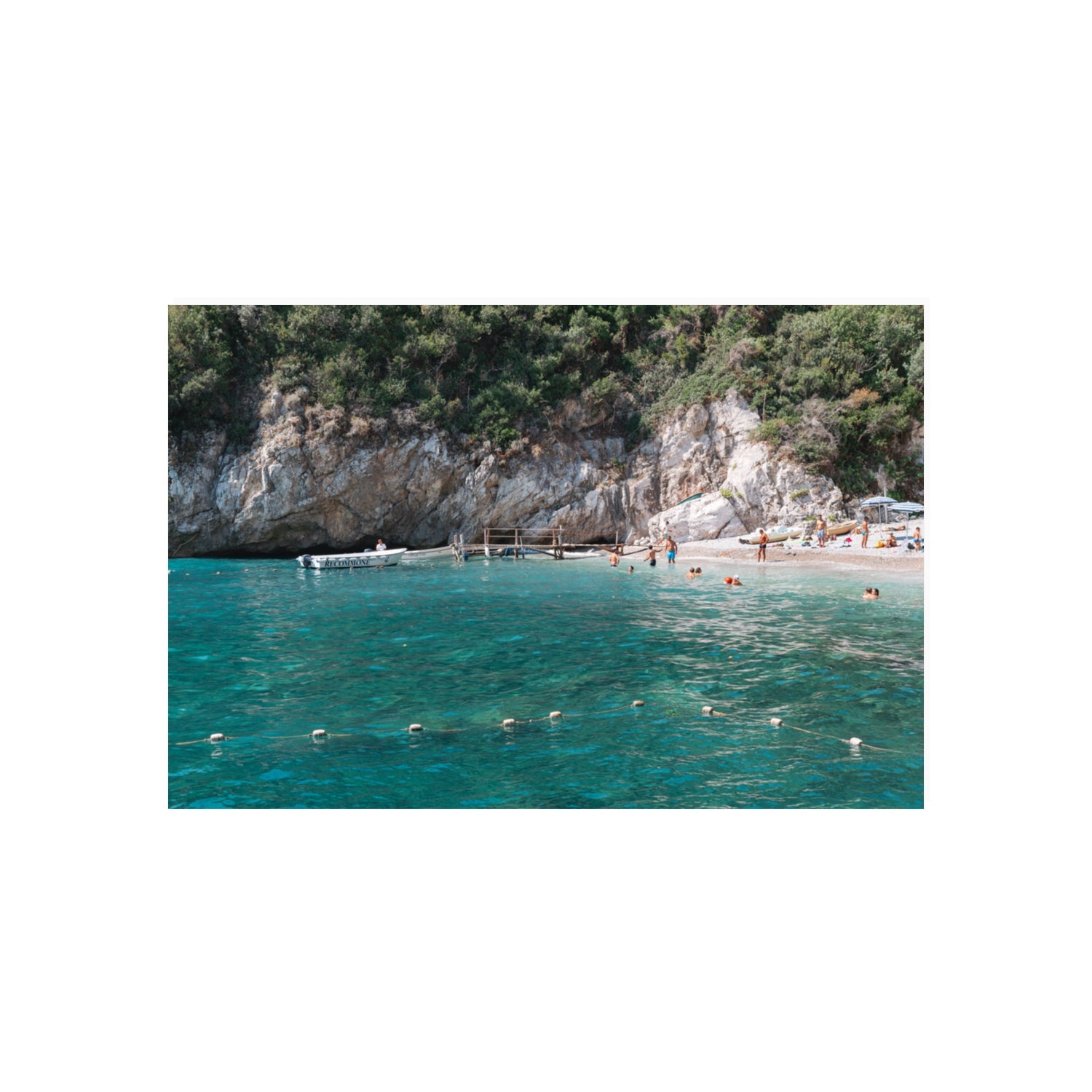 Azure Abyss Nerano wall art 20 x 30 in unframed fine art canvas