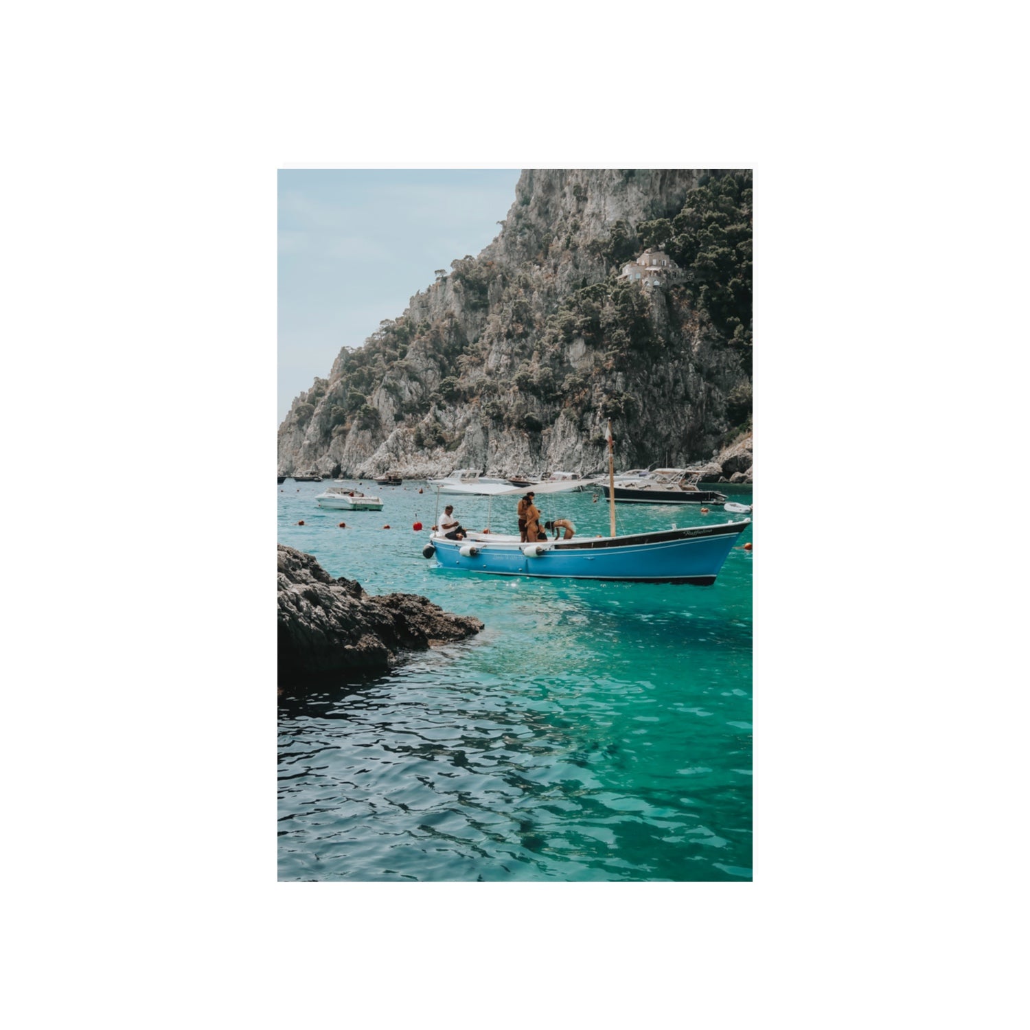Emerald Escape fine art print, Capri, Italy, 20 x 30 in, Unframed, Fine Art Canvas
