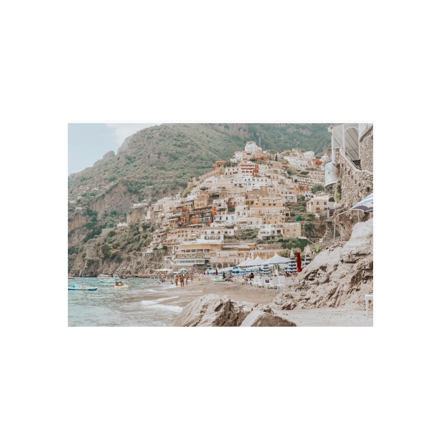Sogno di Positano Positano Amalfi Coast Italian wall art 20 x 30 in unframed fine art canvas