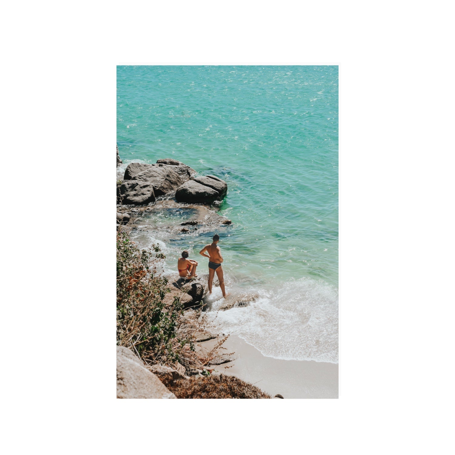 Scene Stealers Mykonos Greek island wall art 24 x 36 in unframed fine art canvas