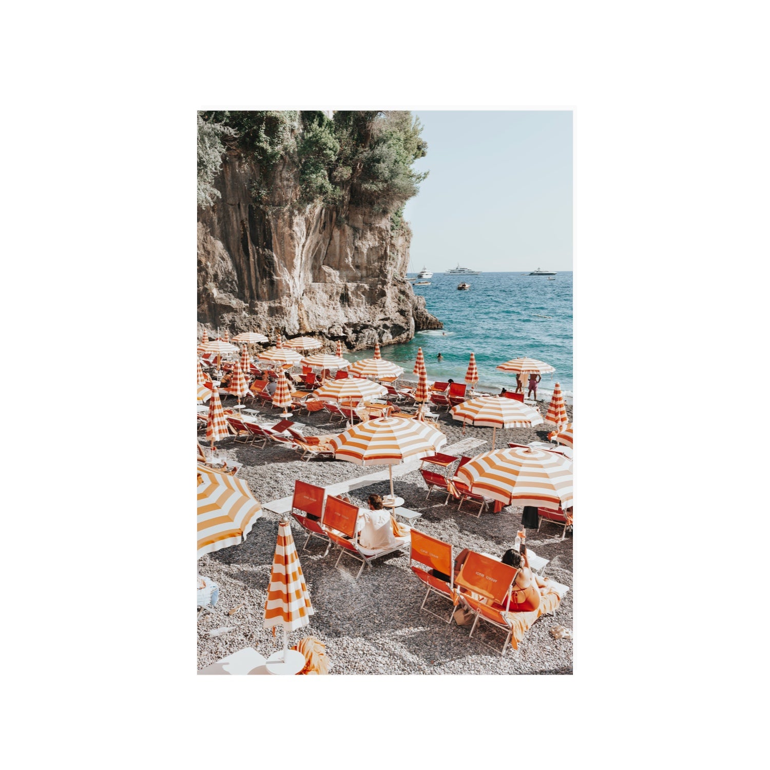 Tangerine Dream fine art print, Positano, Italy, 24 x 36 in, Unframed, Fine Art Canvas
